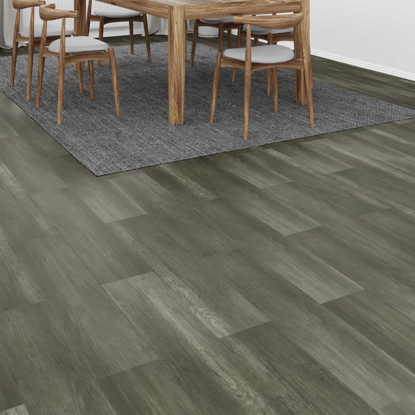 Laminate Flooring 15 pcs Aged Grey 101 x 20 x 0.8 cm