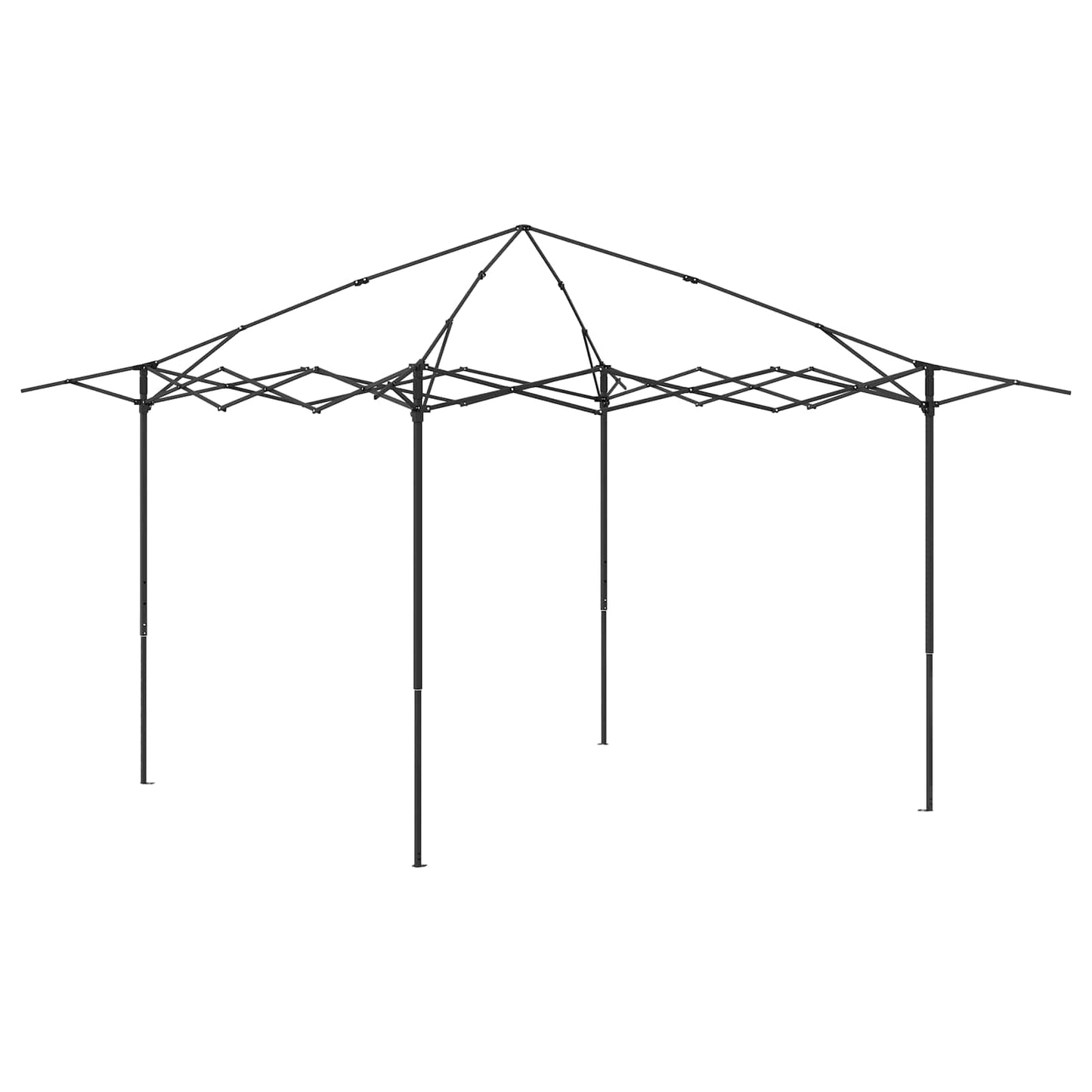 Gazebo with 4 Sidewalls 2.6 x 2.6 m Light Grey and Anthracite
