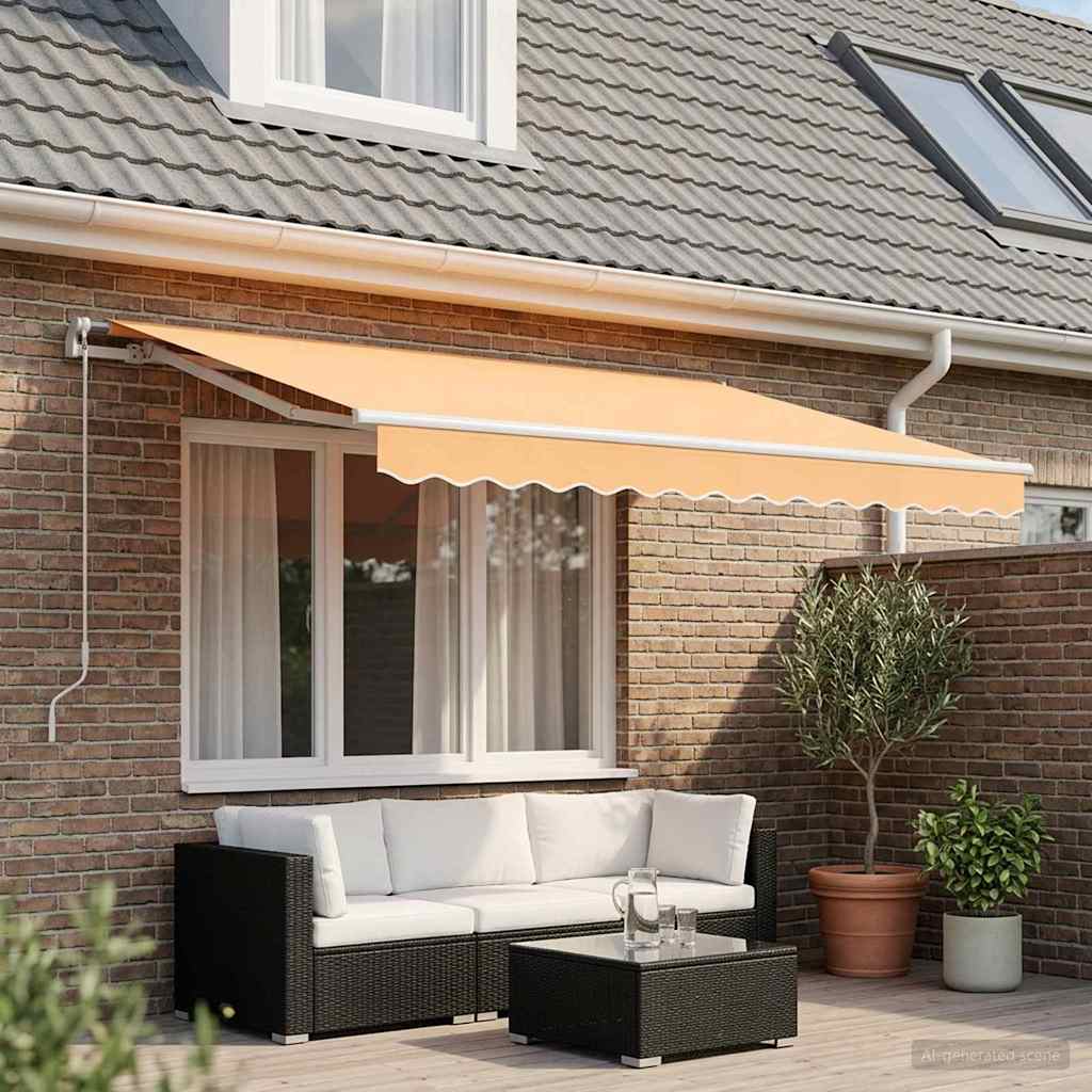 Awning Replacement Fabric Sand 3.5 x 2.5 m Polyester