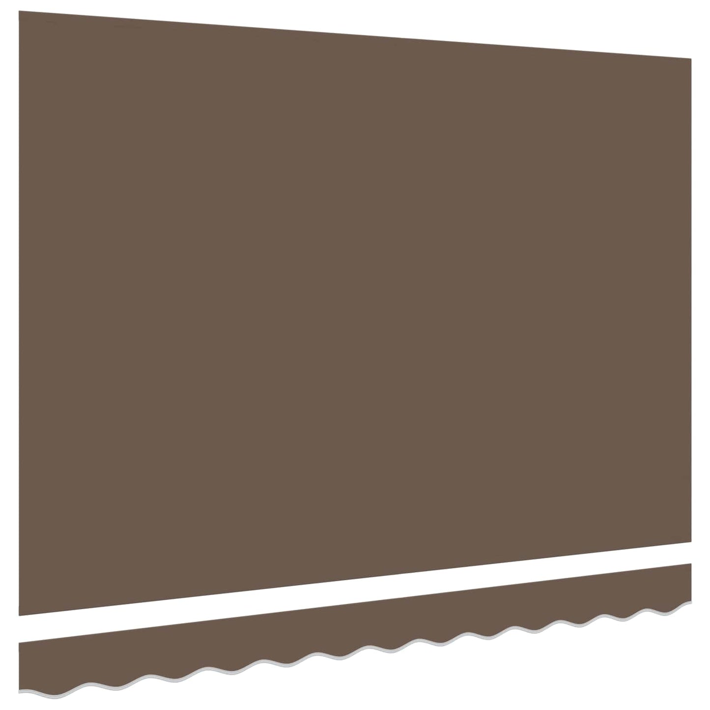 Awning Replacement Fabric Taupe 6 x 3.5 m Polyester