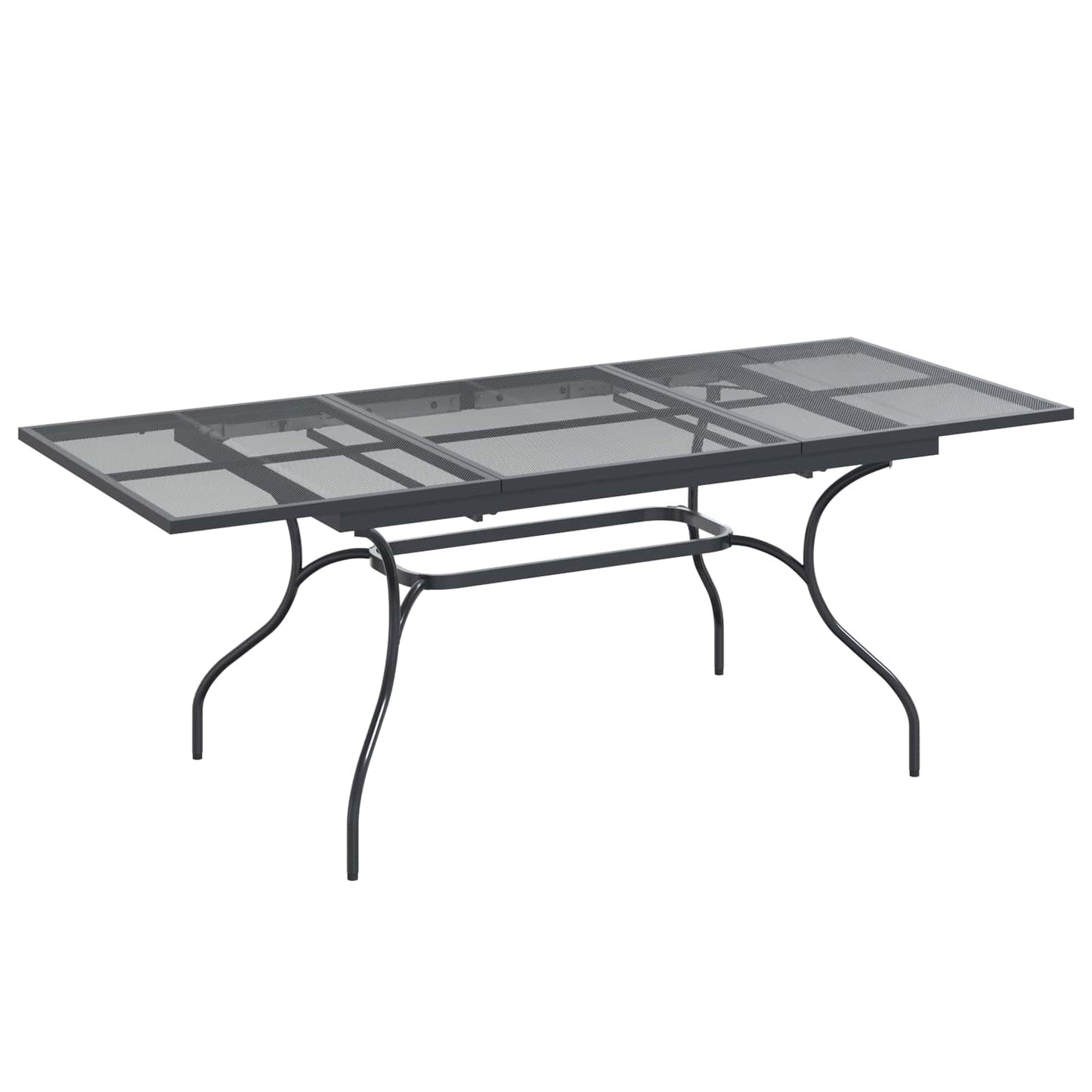 Garden Dining Set 9 pcs Anthracite 212 x 90 x 76 cm