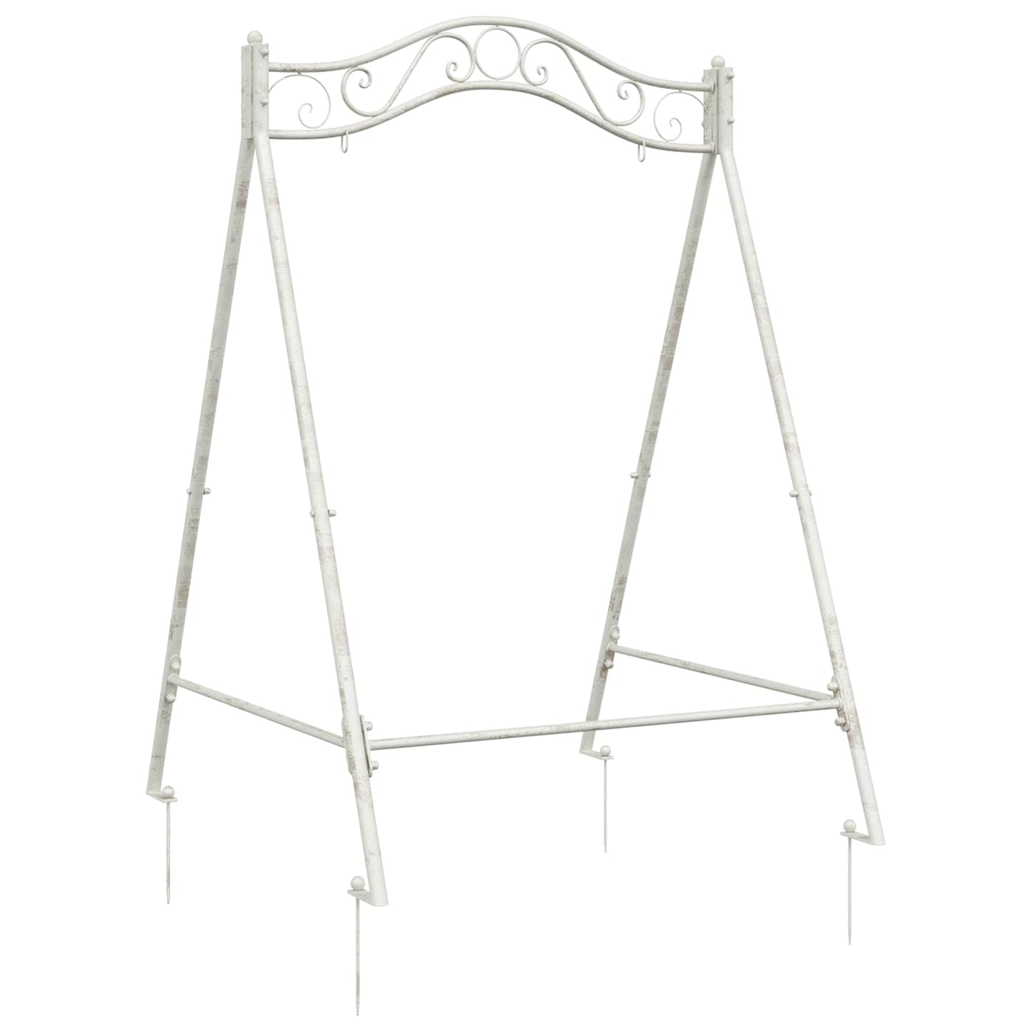Swing Frame Antique White 113 x 121.5 x 168 cm Steel