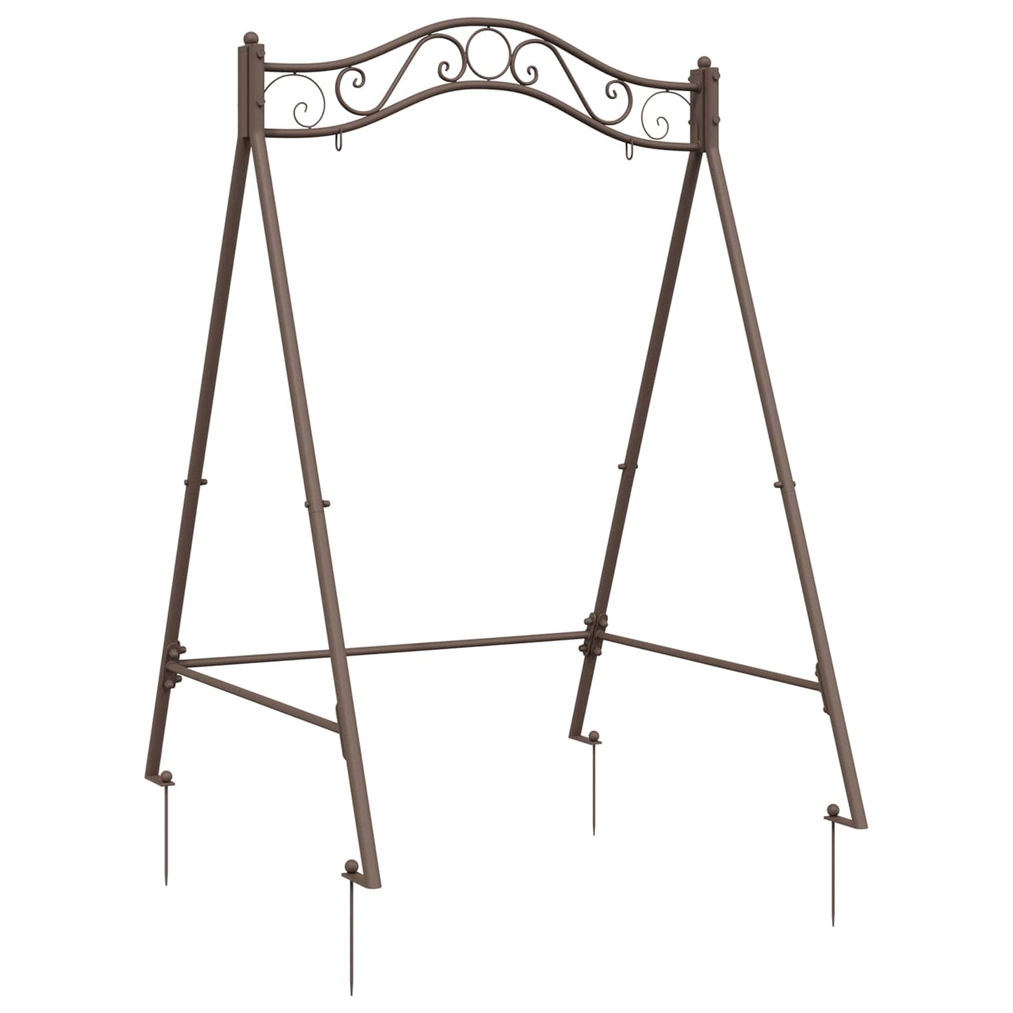 Swing Frame Antique Brown 113 x 121.5 x 168 cm Steel