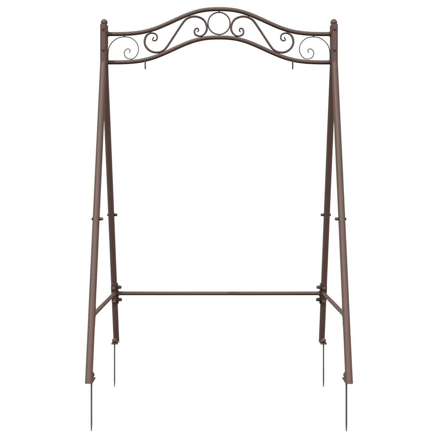 Swing Frame Antique Brown 113 x 121.5 x 168 cm Steel