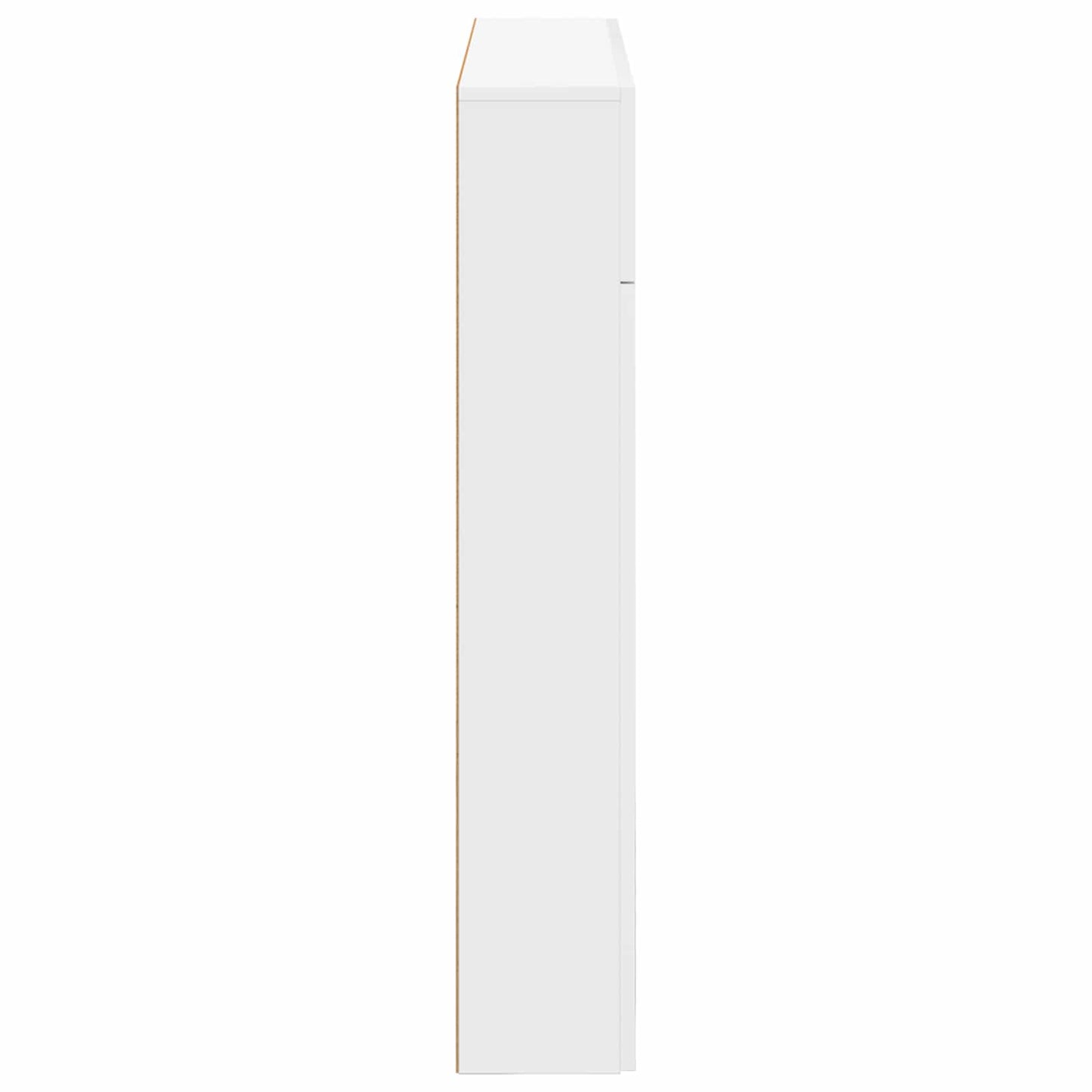 Fireplace Surround White 102 x 18 x 100.5 cm Engineered Wood