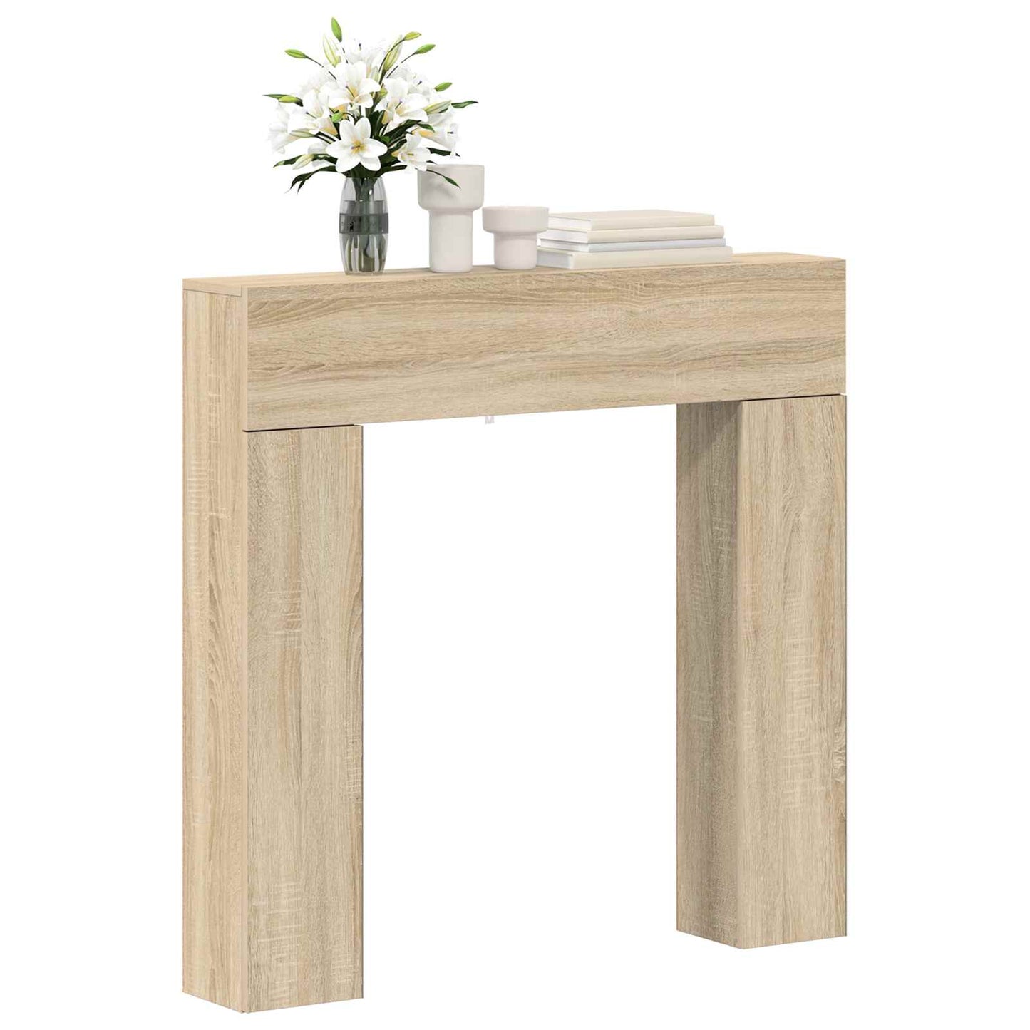 Fireplace Surround Sonoma 102 x 18 x 100.5 cm Engineered Wood