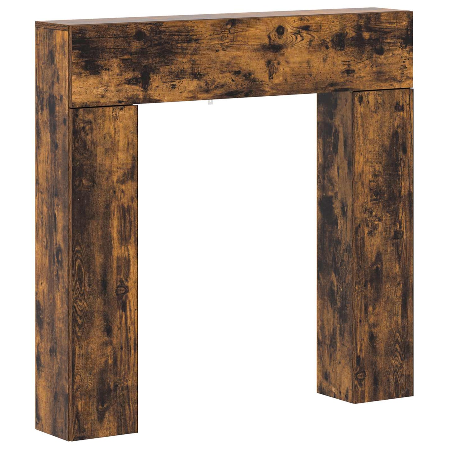 Fireplace Surround Smoked Oak 102 x 18 x 100.5 cm