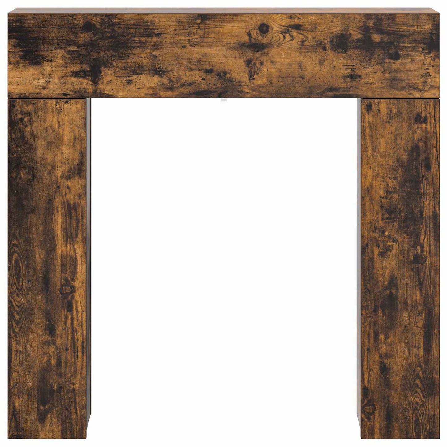Fireplace Surround Smoked Oak 102 x 18 x 100.5 cm