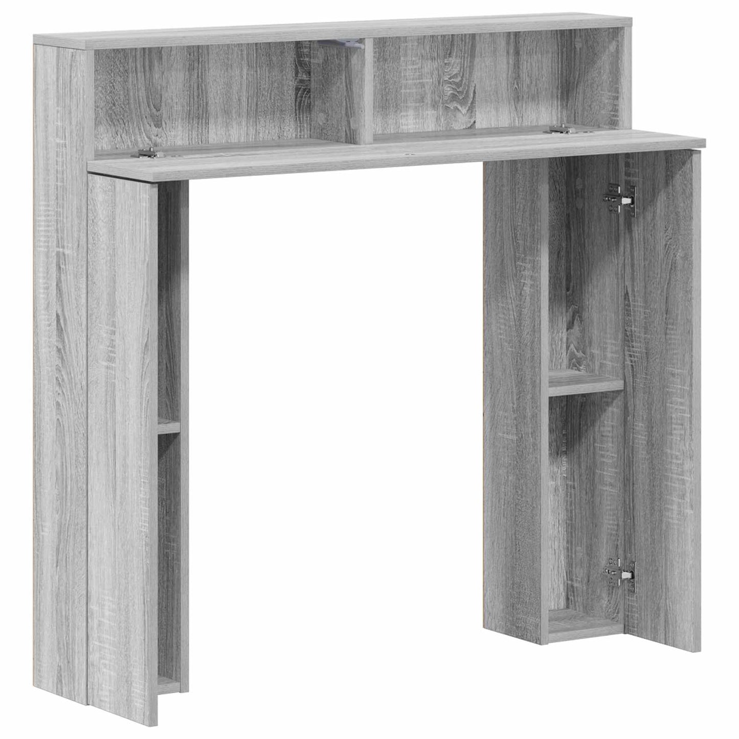 Fireplace Surround Grey Sonoma 102 x 18 x 100.5 cm