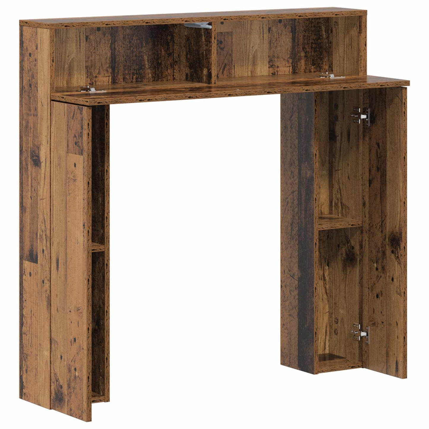 Fireplace Surround Old Wood 102 x 18 x 100.5 cm Engineered Wood