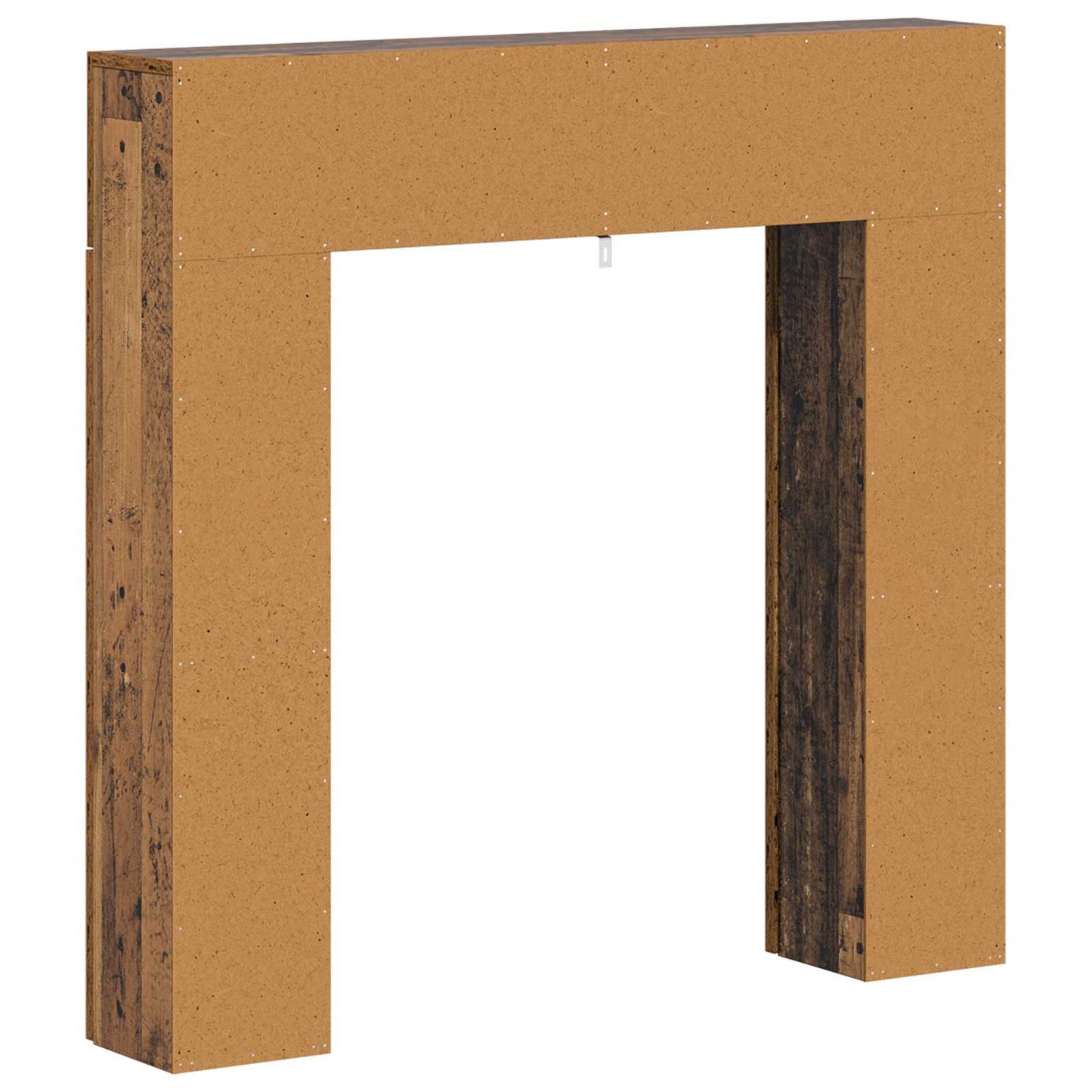 Fireplace Surround Old Wood 102 x 18 x 100.5 cm Engineered Wood