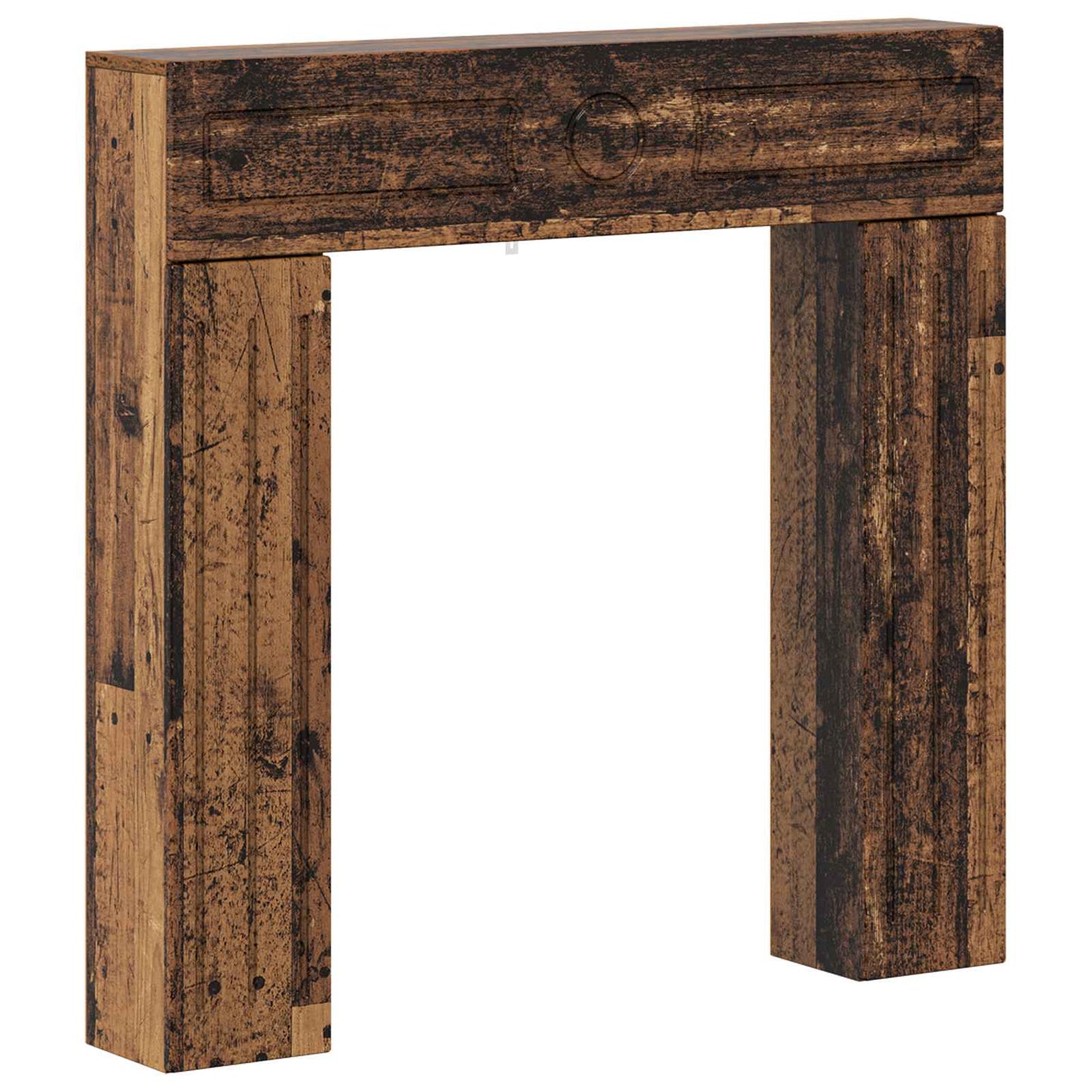 Fireplace Surround Old Wood 102 x 18 x 100.5 cm Engineered Wood