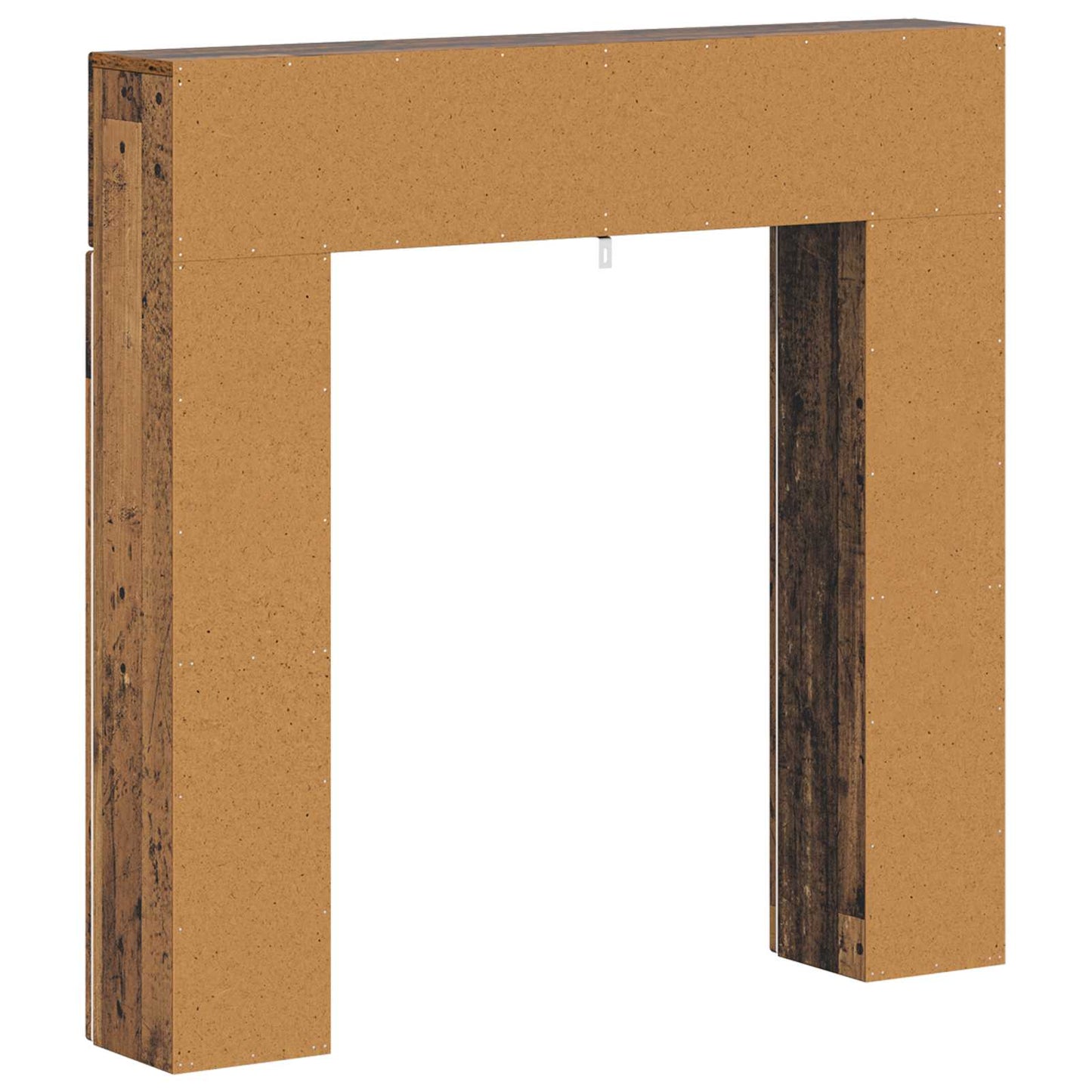 Fireplace Surround Old Wood 102 x 18 x 100.5 cm Engineered Wood