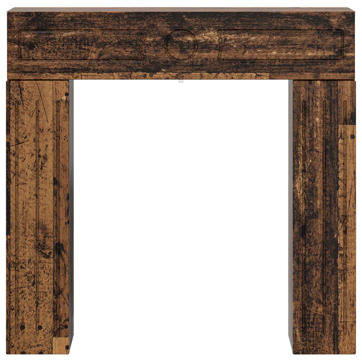 Fireplace Surround Old Wood 102 x 18 x 100.5 cm Engineered Wood