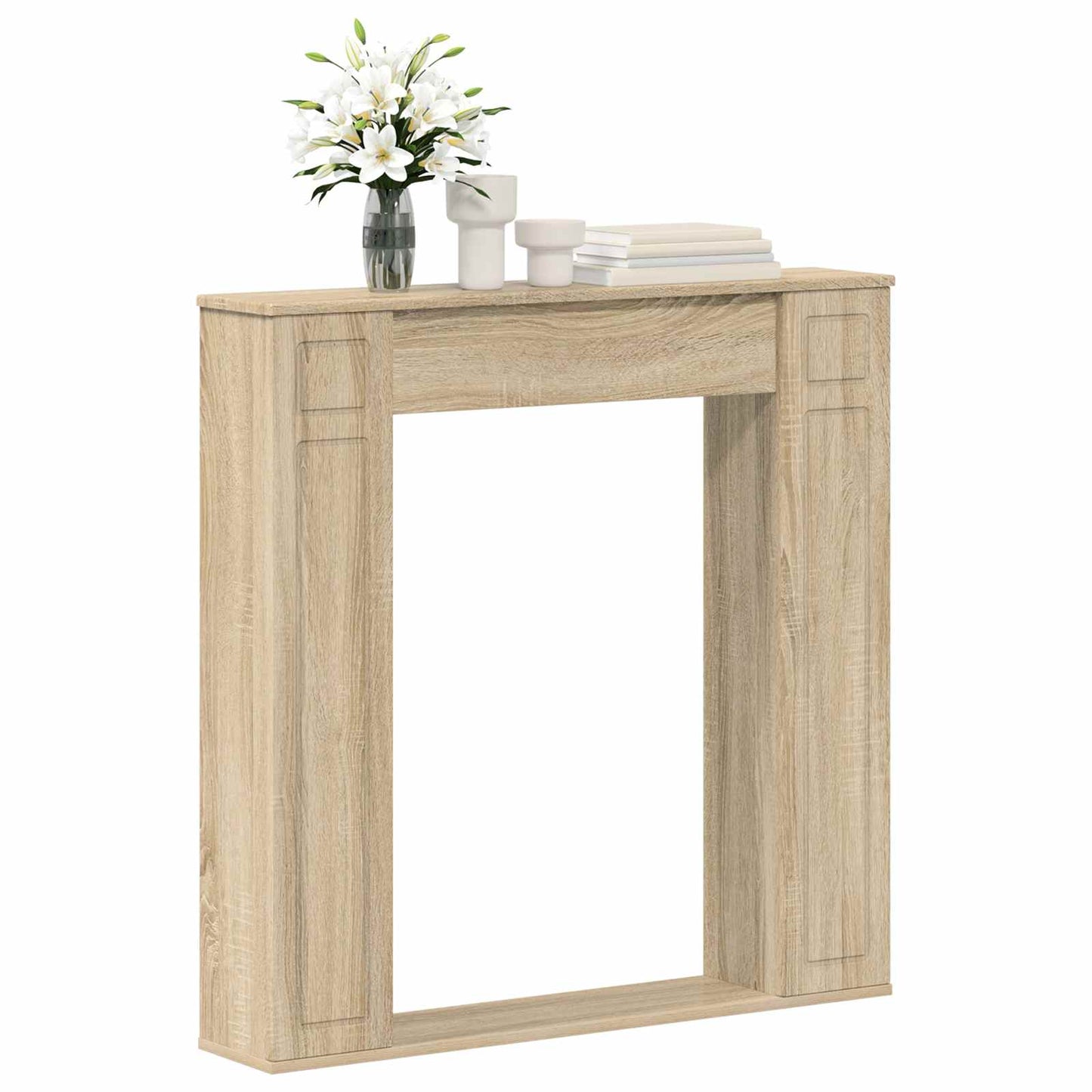 Fireplace Surround Sonoma 100 x 20 x 100 cm Engineered Wood