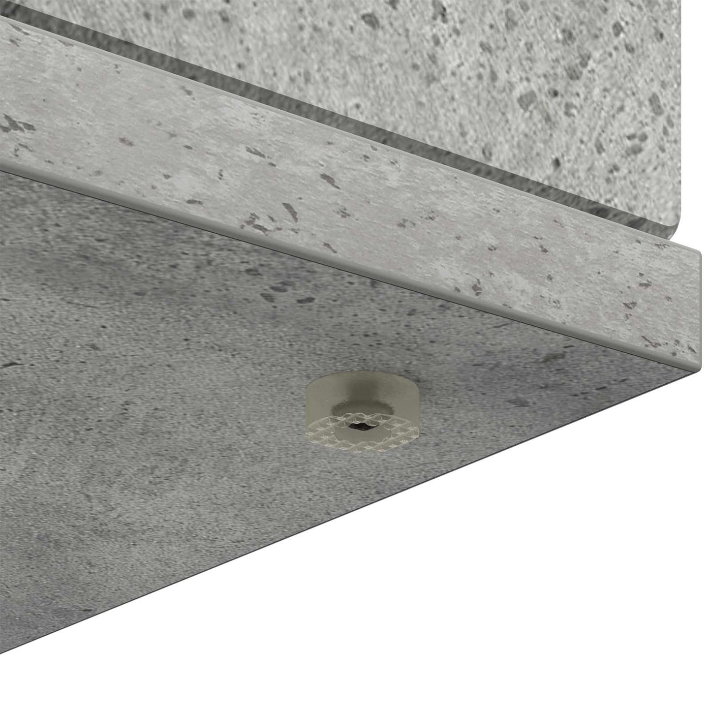 Fireplace Surround Concrete Grey 100 x 20 x 100 cm