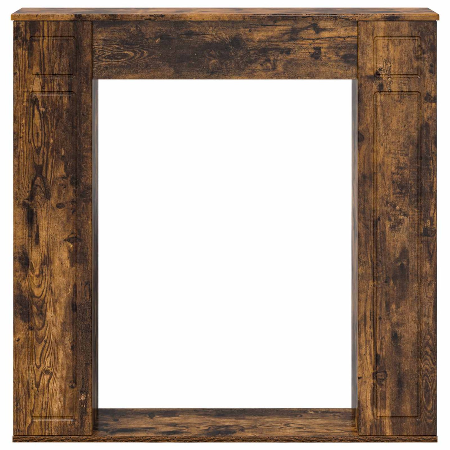 Fireplace Surround Smoked Oak 100 x 20 x 100 cm Engineered Wood