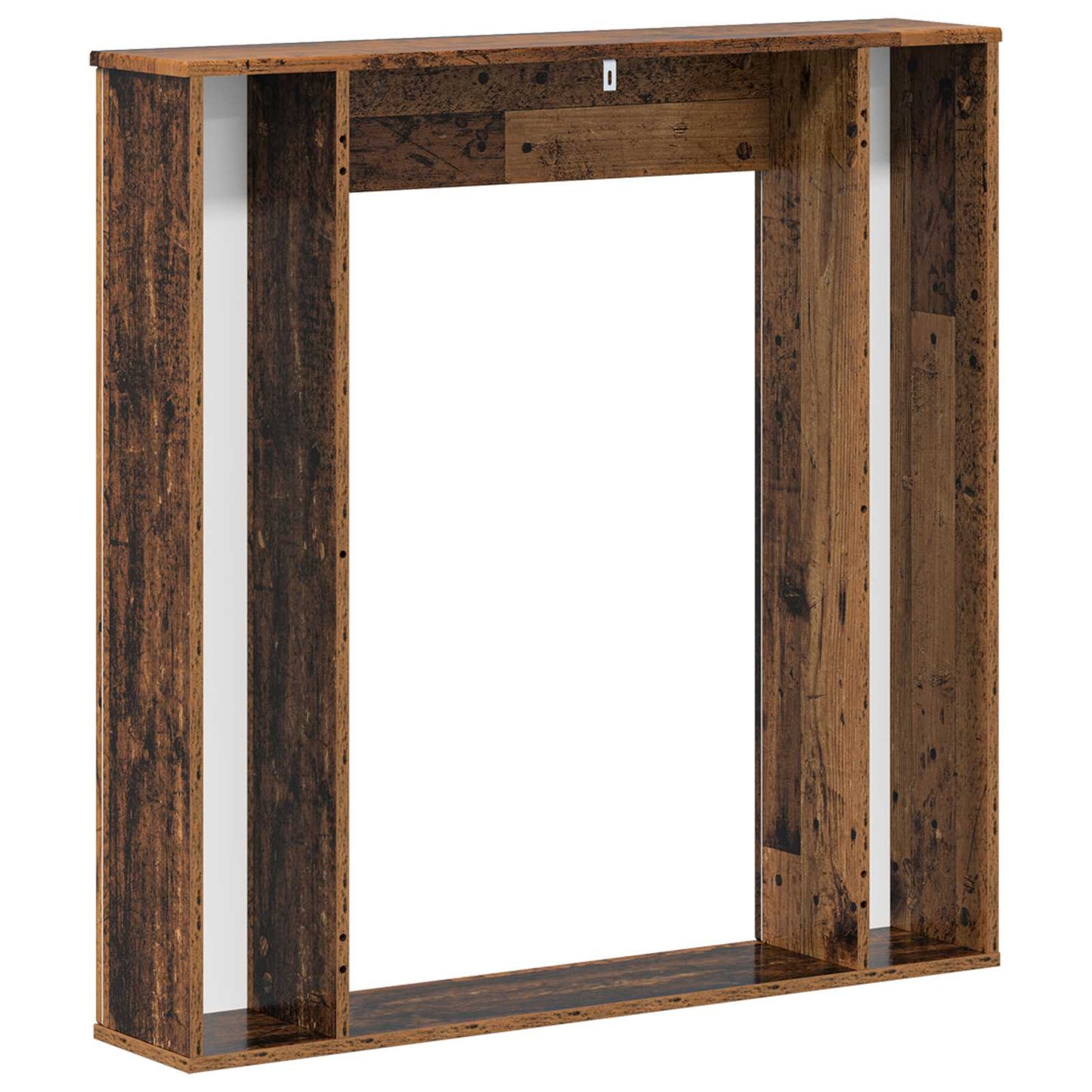 Fireplace Surround Old Wood 100 x 20 x 100 cm Engineered Wood