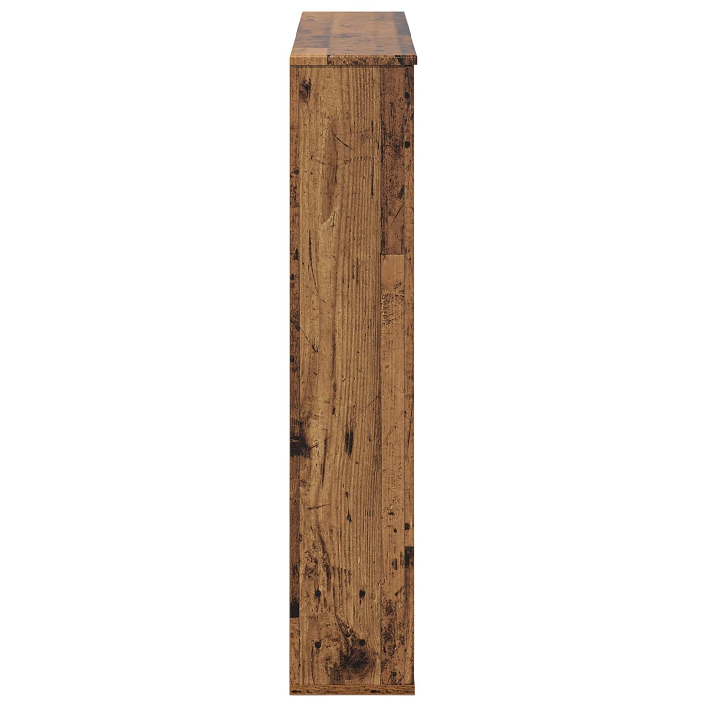 Fireplace Surround Old Wood 100 x 20 x 100 cm Engineered Wood