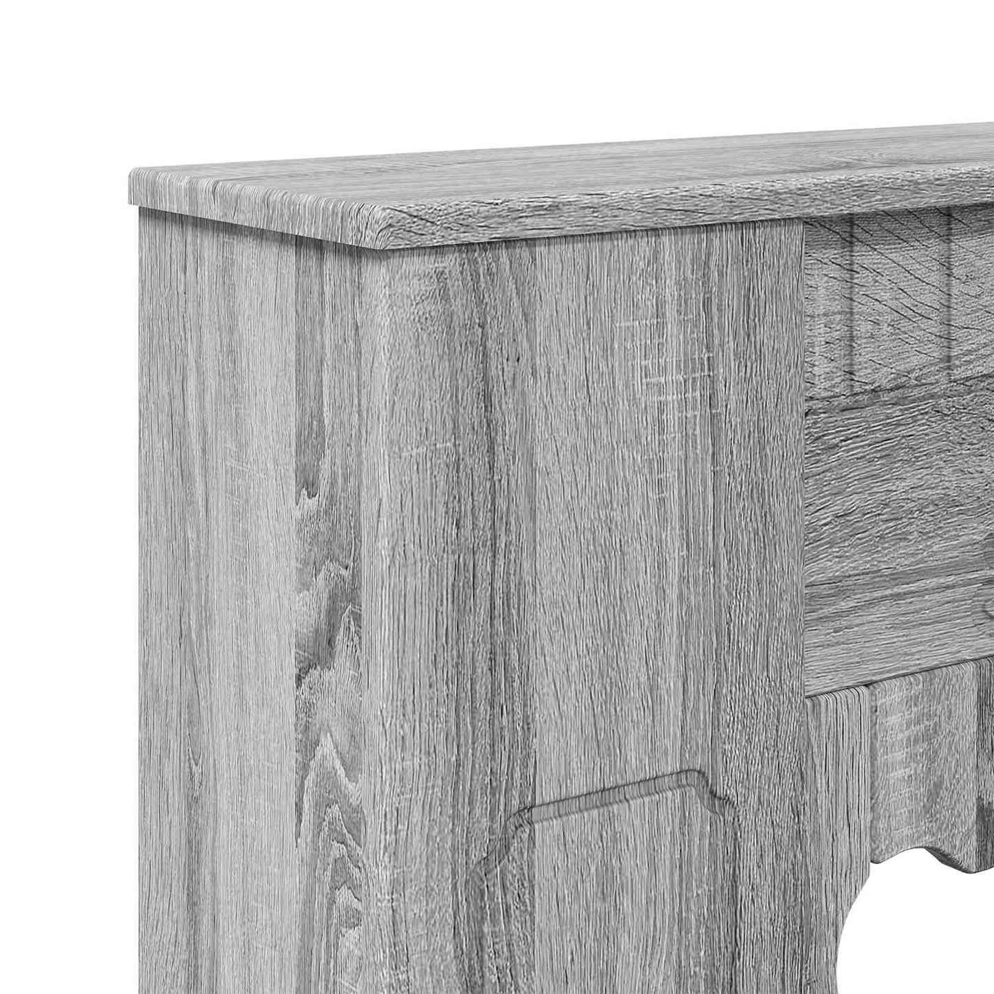 Fireplace Surround Grey Sonoma 93 x 20 x 89 cm Engineered Wood