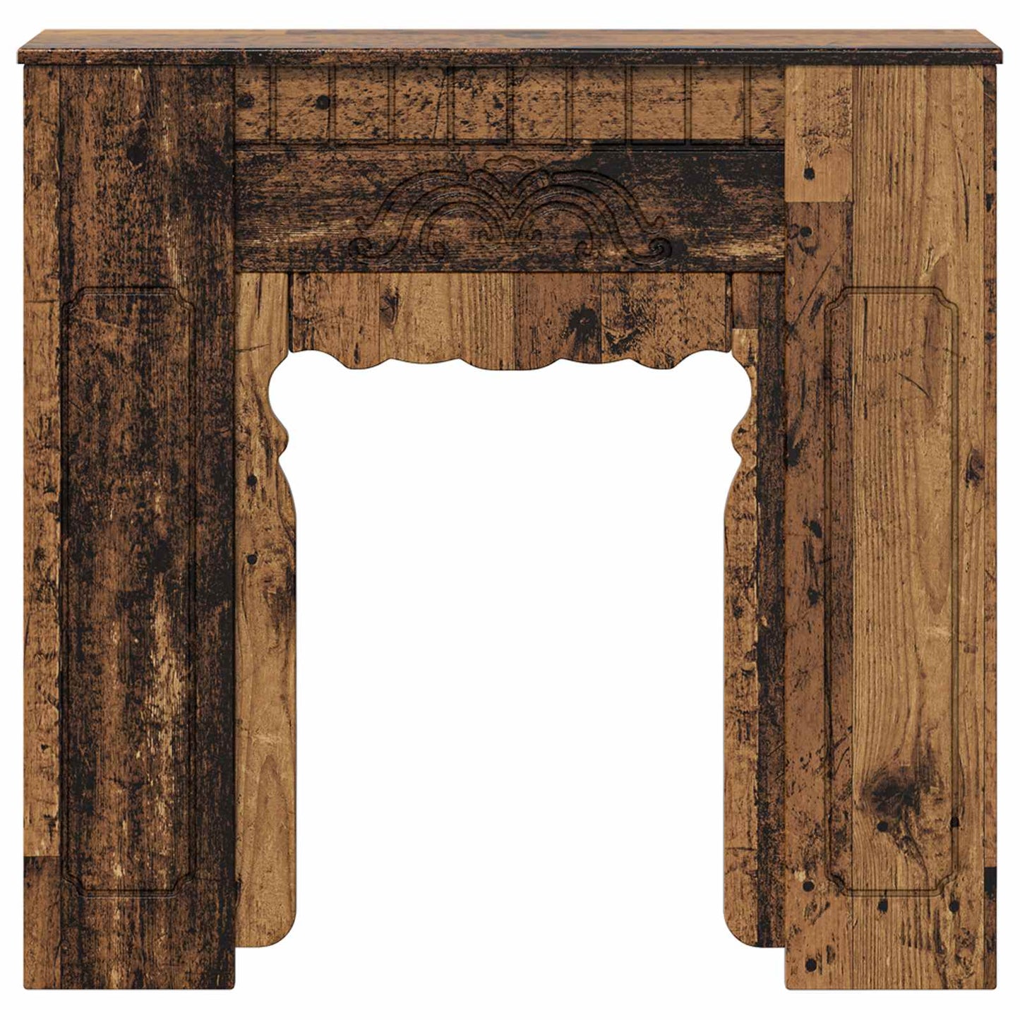 Fireplace Surround Old Wood 93 x 20 x 89 cm Engineered Wood