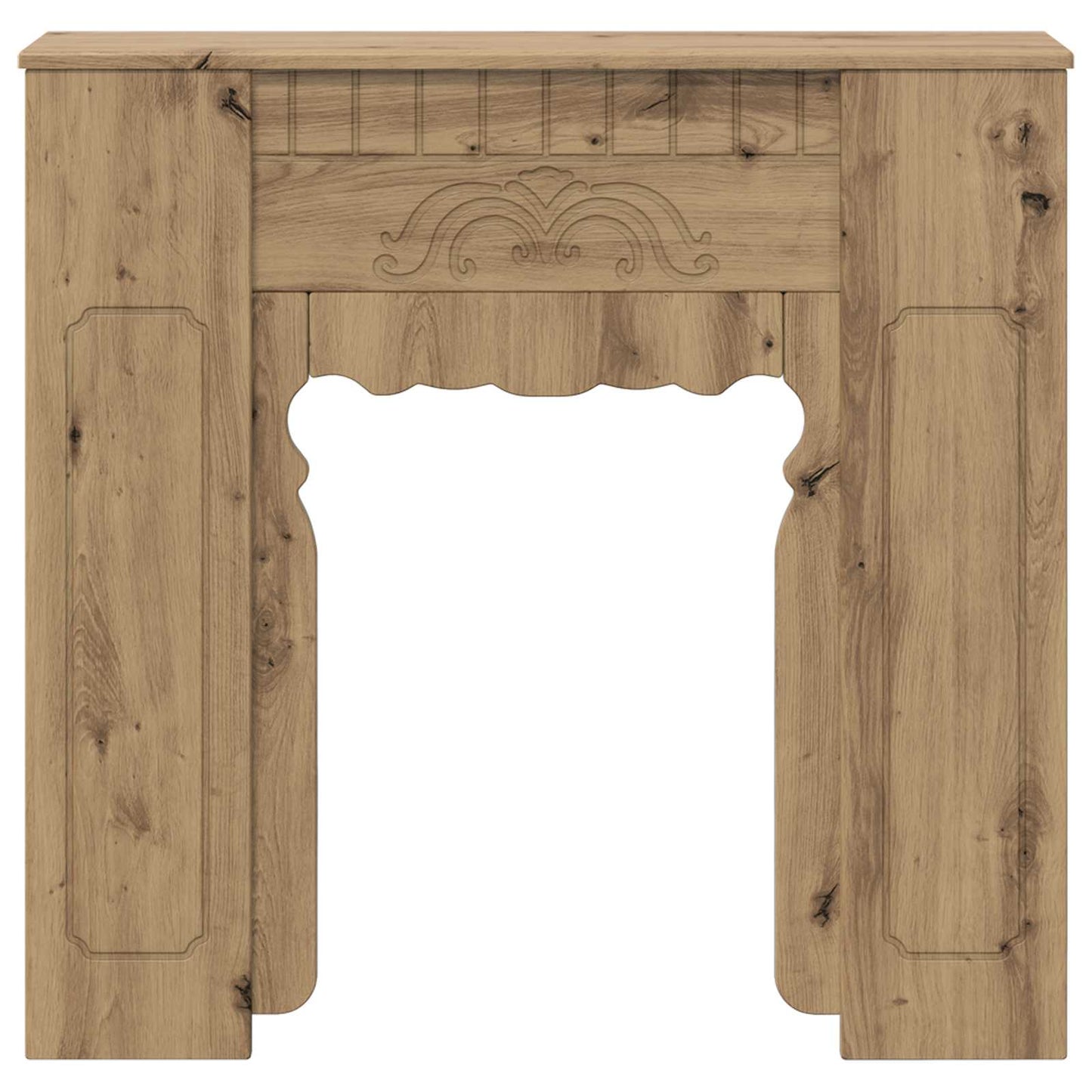 Fireplace Surround Artisan Oak 93 x 20 x 89 cm Engineered Wood