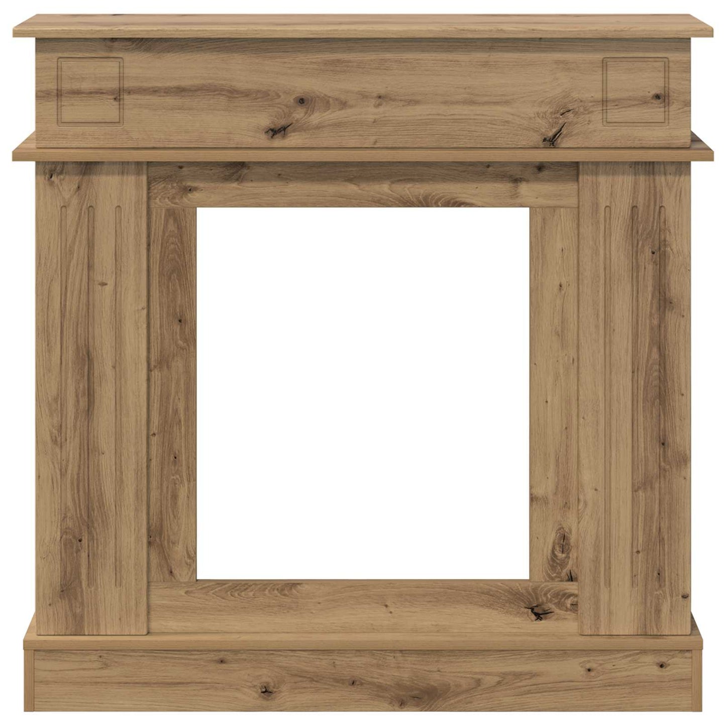 Fireplace Surround Artisan Oak 102 x 26 x 100 cm