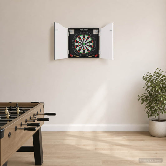 Dartboard Cabinet Black 56 x 12 x 63 cm Engineered Wood
