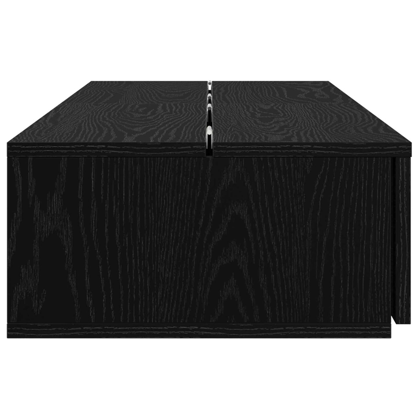 Studio Desk Black Oak 152 x 40 x 19.5 cm Engineered Wood