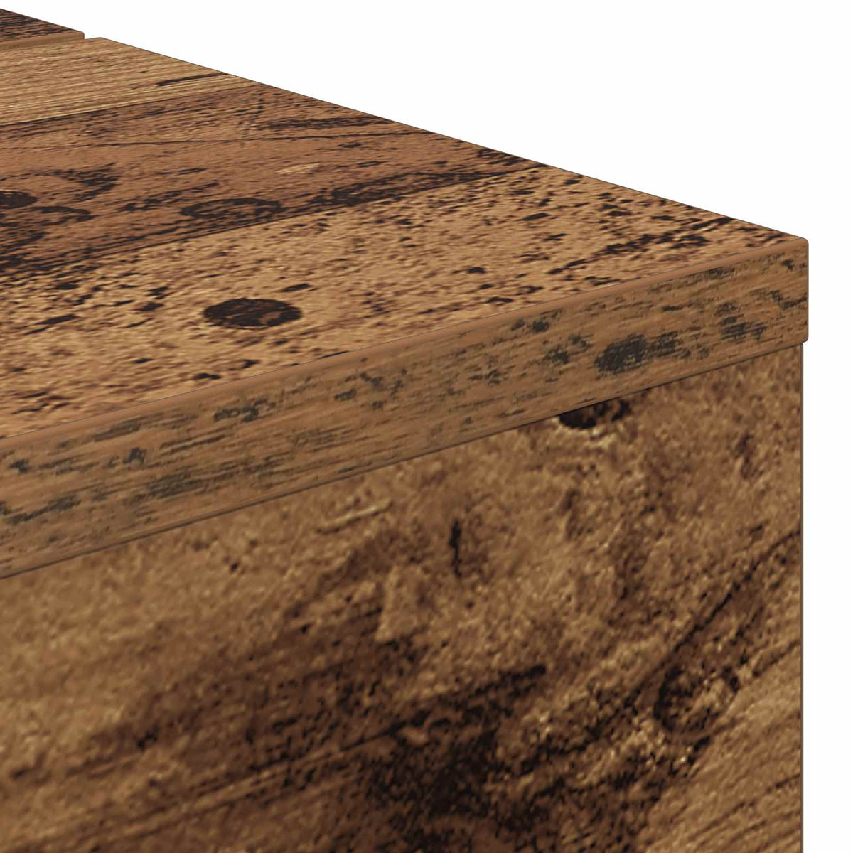 Studio Desk Oak Wood 152 x 40 x 19.5 cm Engineered Wood