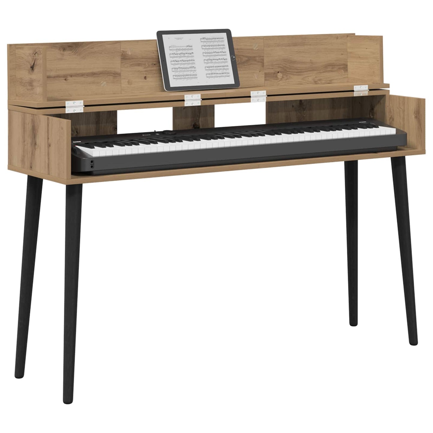Studio Desk Artisan Oak 152 x 40 x 19.5 cm Engineered Wood