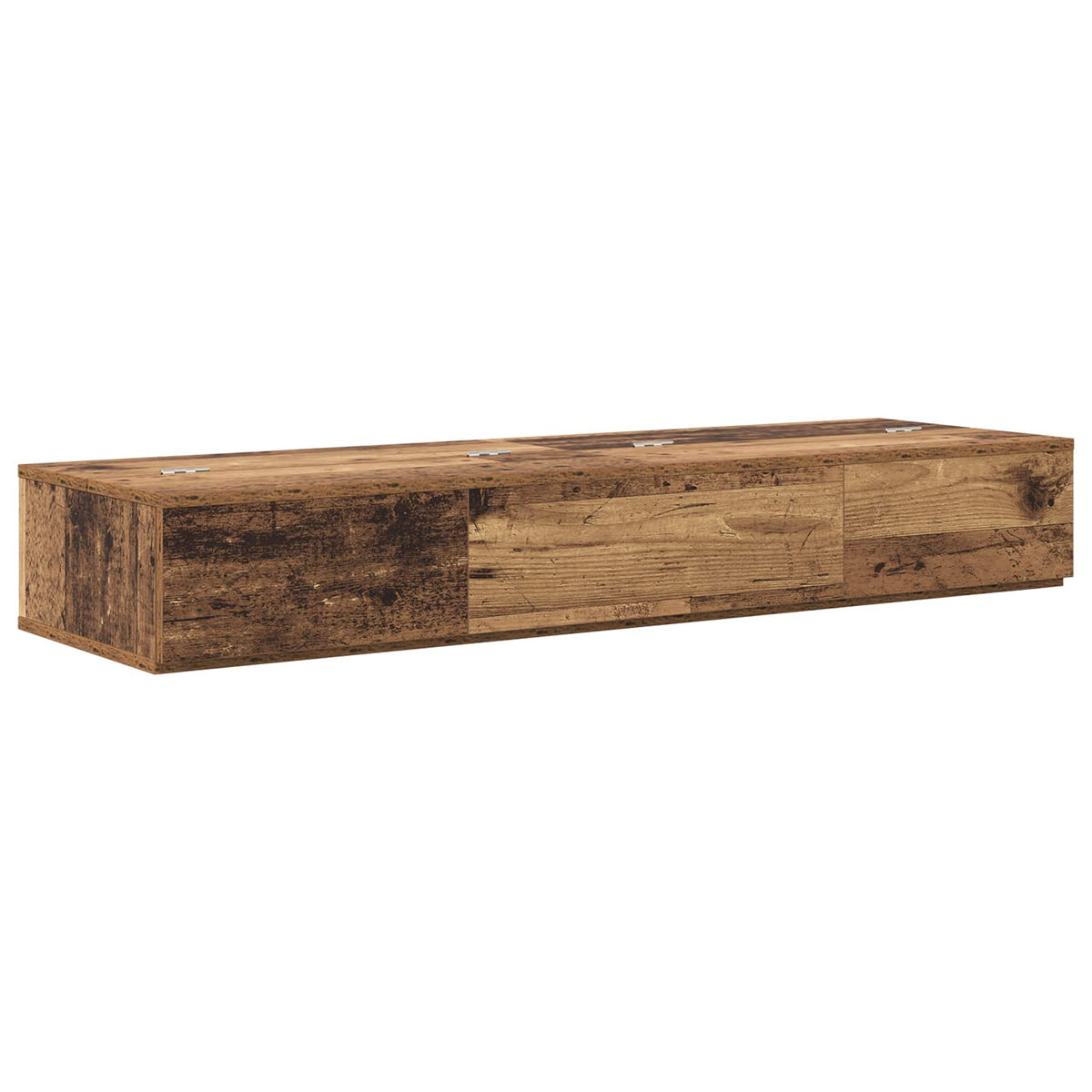 Studio Desk Oak Wood 130 x 40 x 19.5 cm Engineered Wood