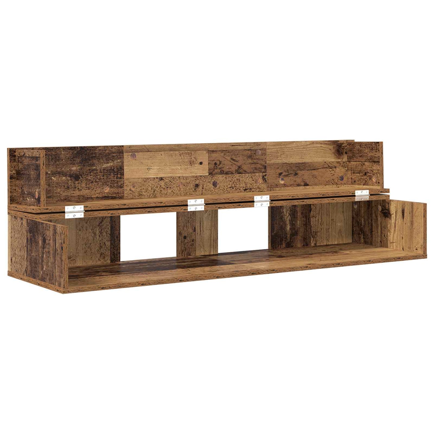 Studio Desk Old Wood 130 x 40 x 19.5 cm Engineered Wood