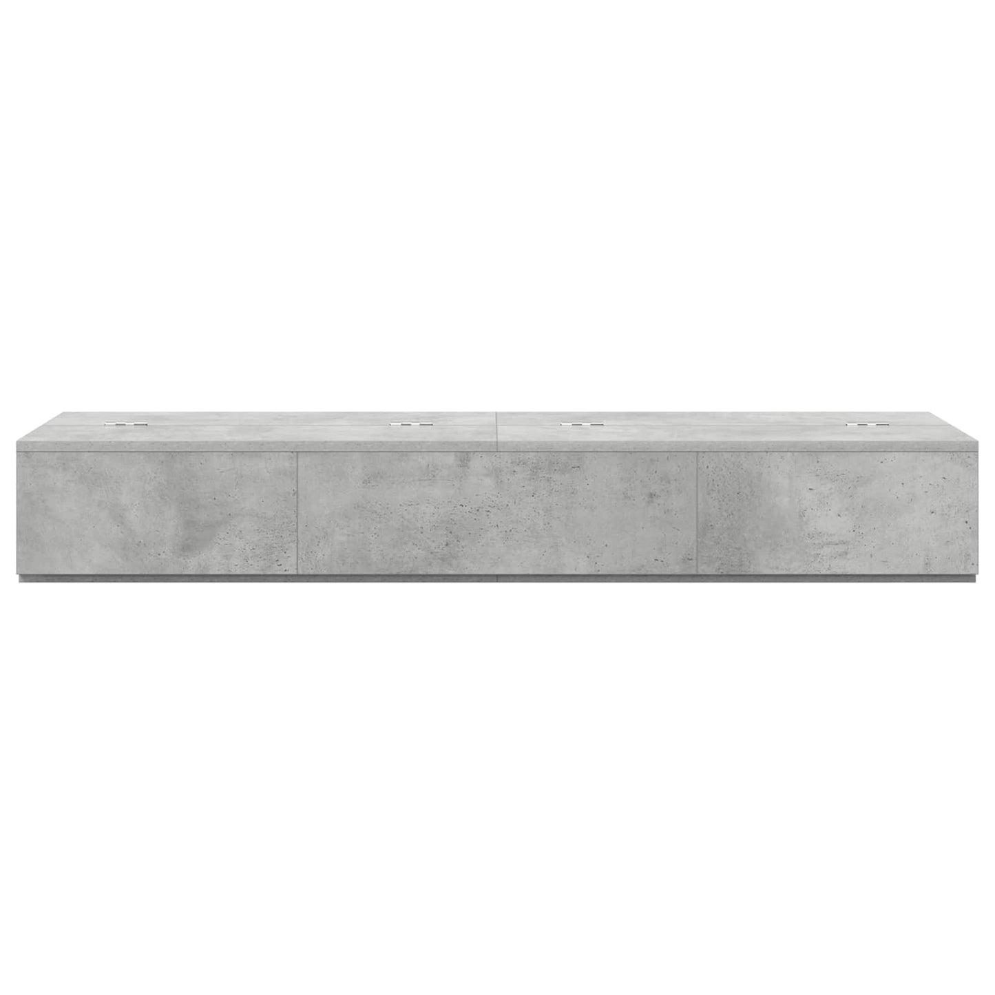 Studio Desk Concrete Grey 110 x 40 x 19.5 cm Engineered Wood
