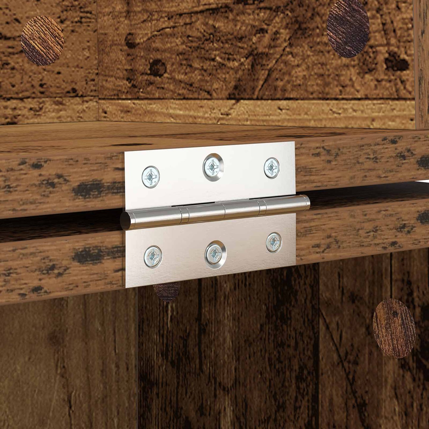 Studio Desk Oak Wood 110 x 40 x 19.5 cm Engineered Wood