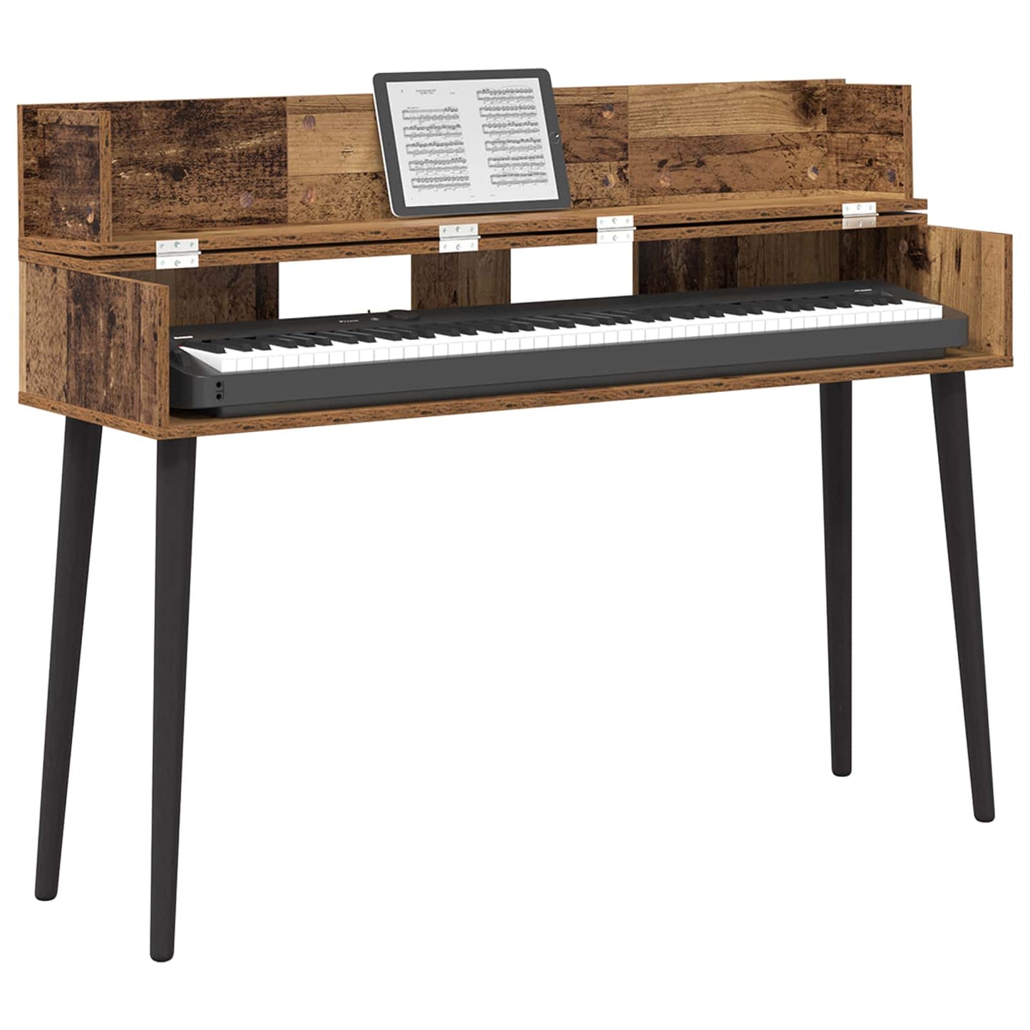 Studio Desk Old Wood 110 x 40 x 19.5 cm Engineered Wood