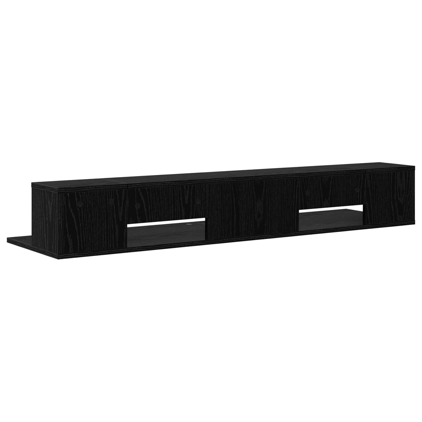 Studio Desk Black Oak 152 x 36 x 19.5 cm Engineered Wood