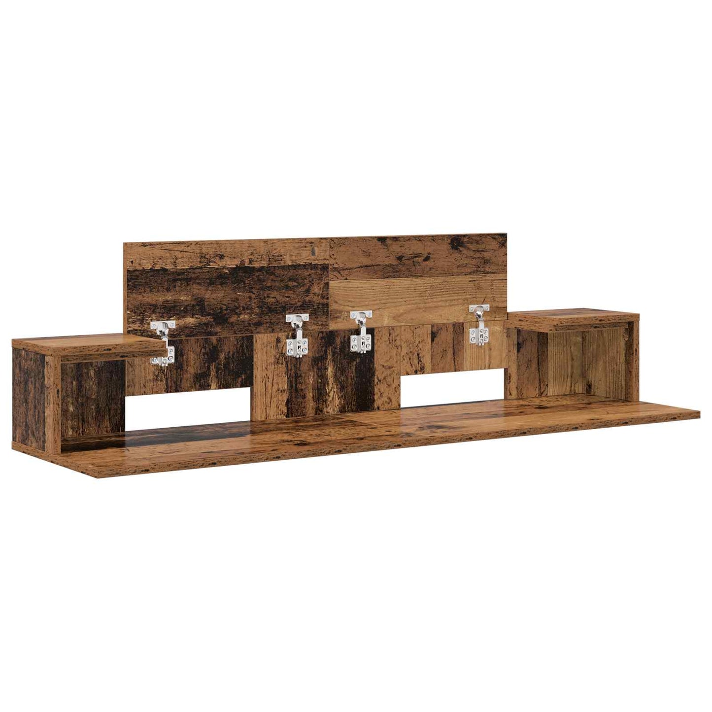 Studio Desk Old Wood 130 x 36 x 19.5 cm Engineered Wood