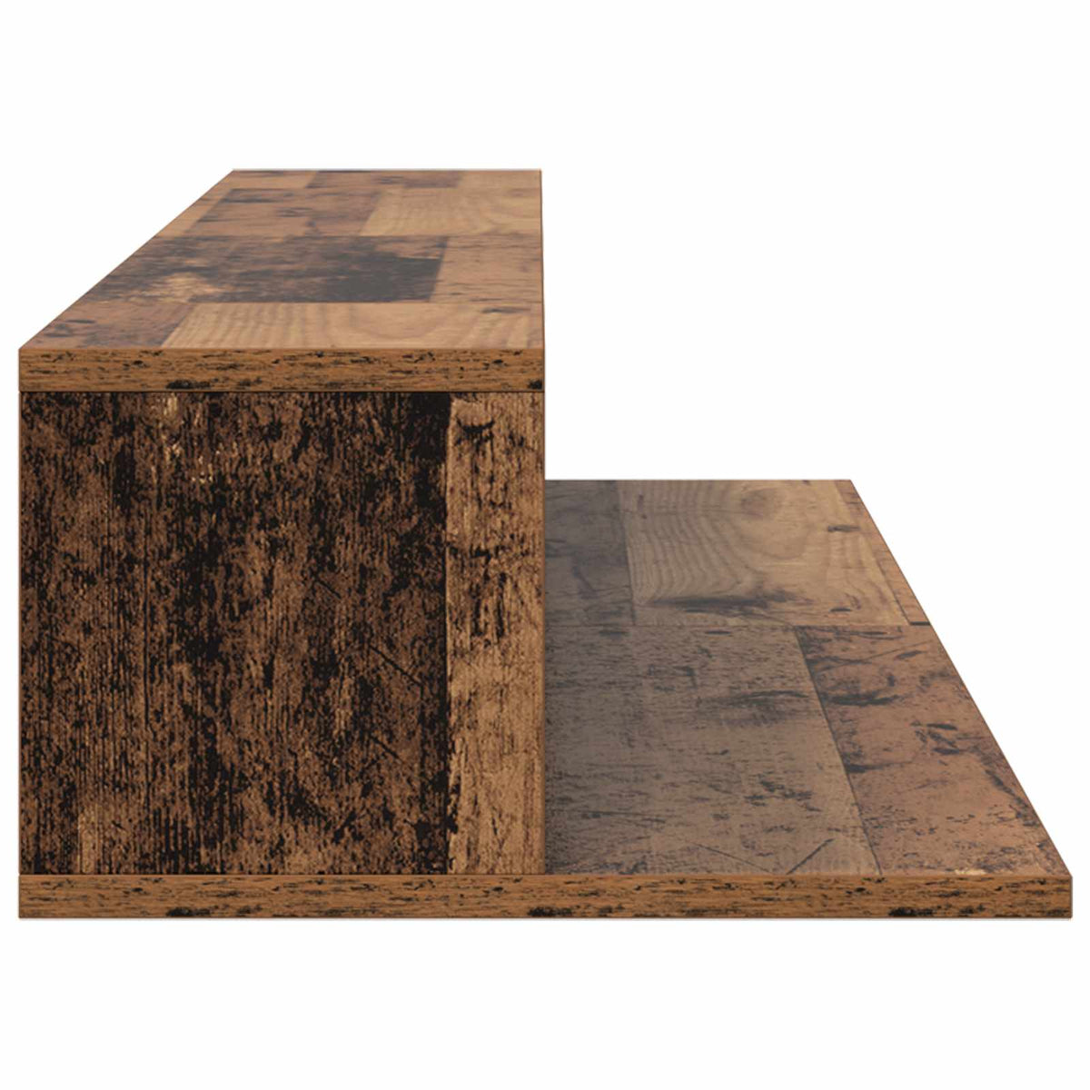 Studio Desk Old Wood 130 x 36 x 19.5 cm Engineered Wood