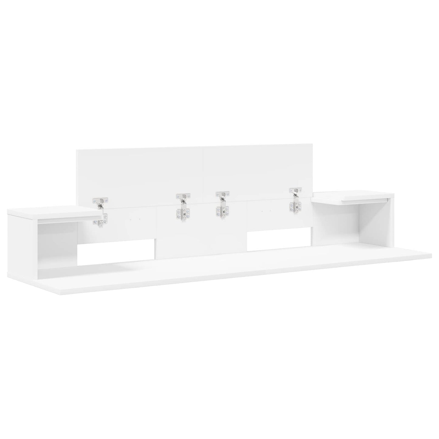 Studio Desk White 110 x 36 x 19.5 cm Engineered Wood