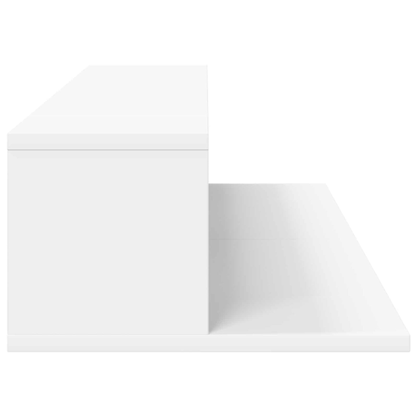Studio Desk White 110 x 36 x 19.5 cm Engineered Wood