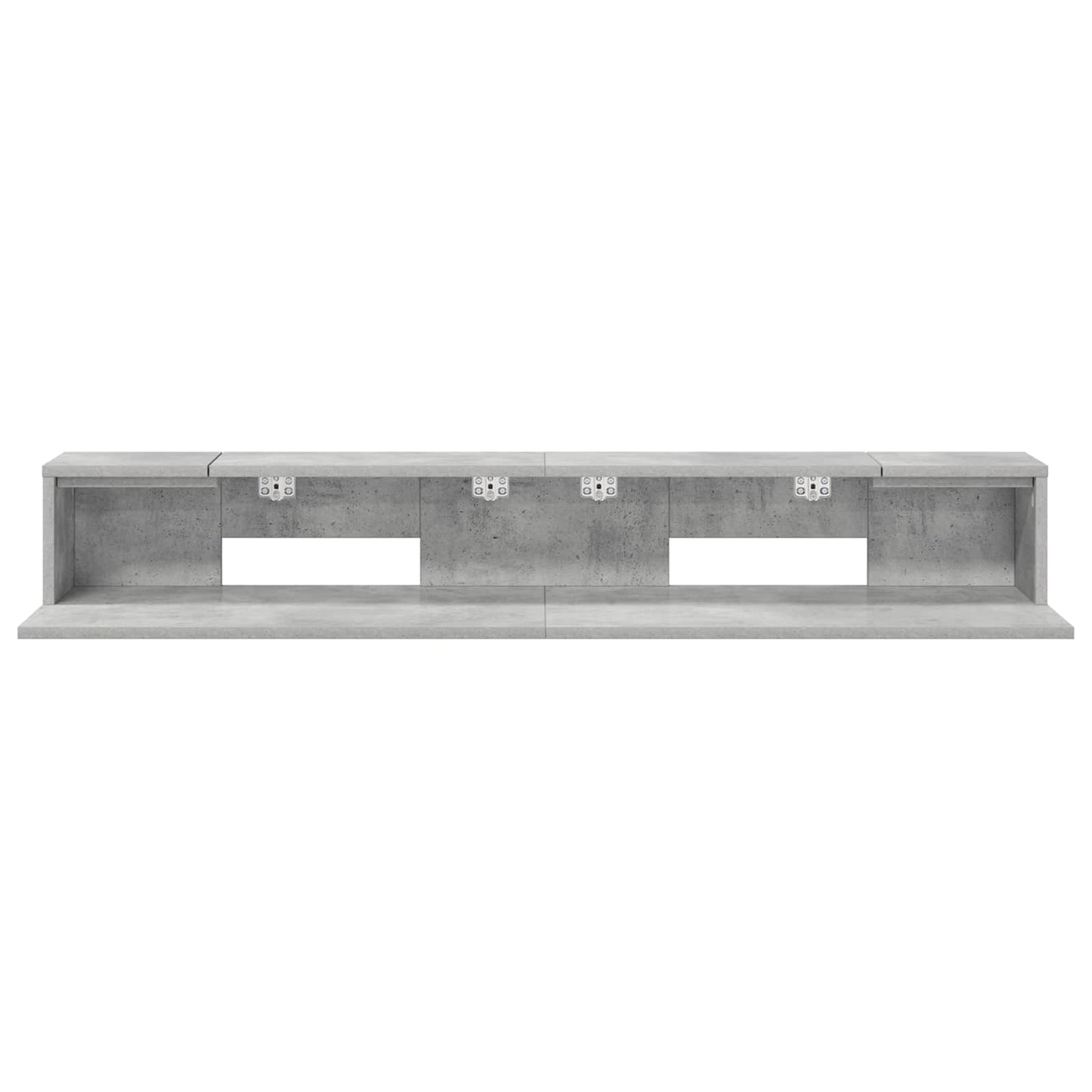 Studio Desk Concrete Grey 110 x 36 x 19.5 cm Engineered Wood