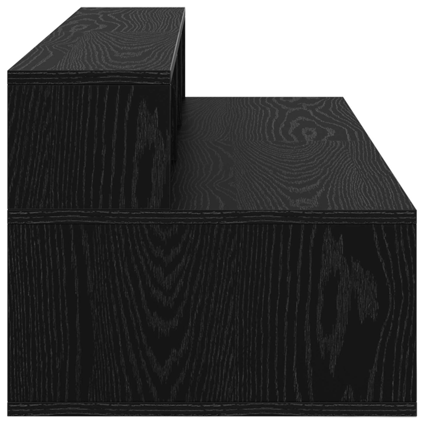Studio Desk Black Oak 152 x 42.5 x 36 cm Engineered Wood