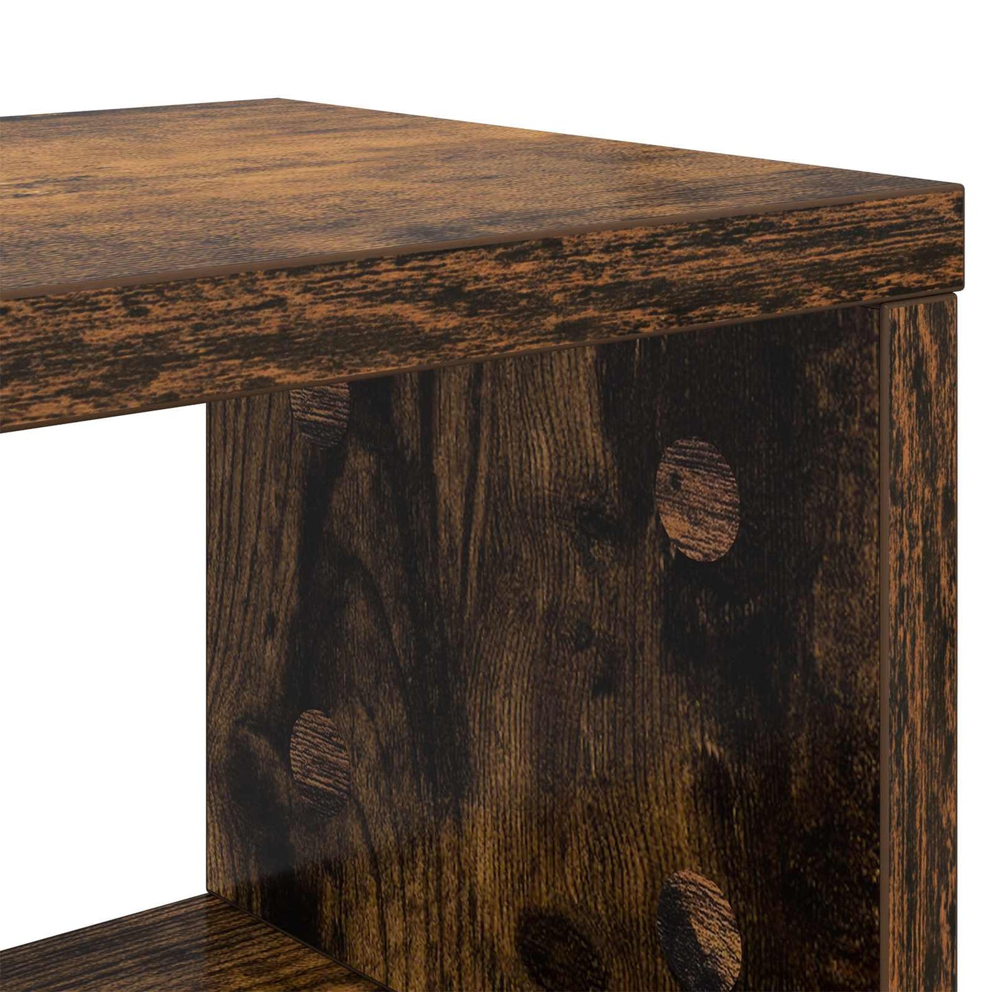 Studio Desk Smoked Oak 152 x 42.5 x 36 cm Engineered Wood