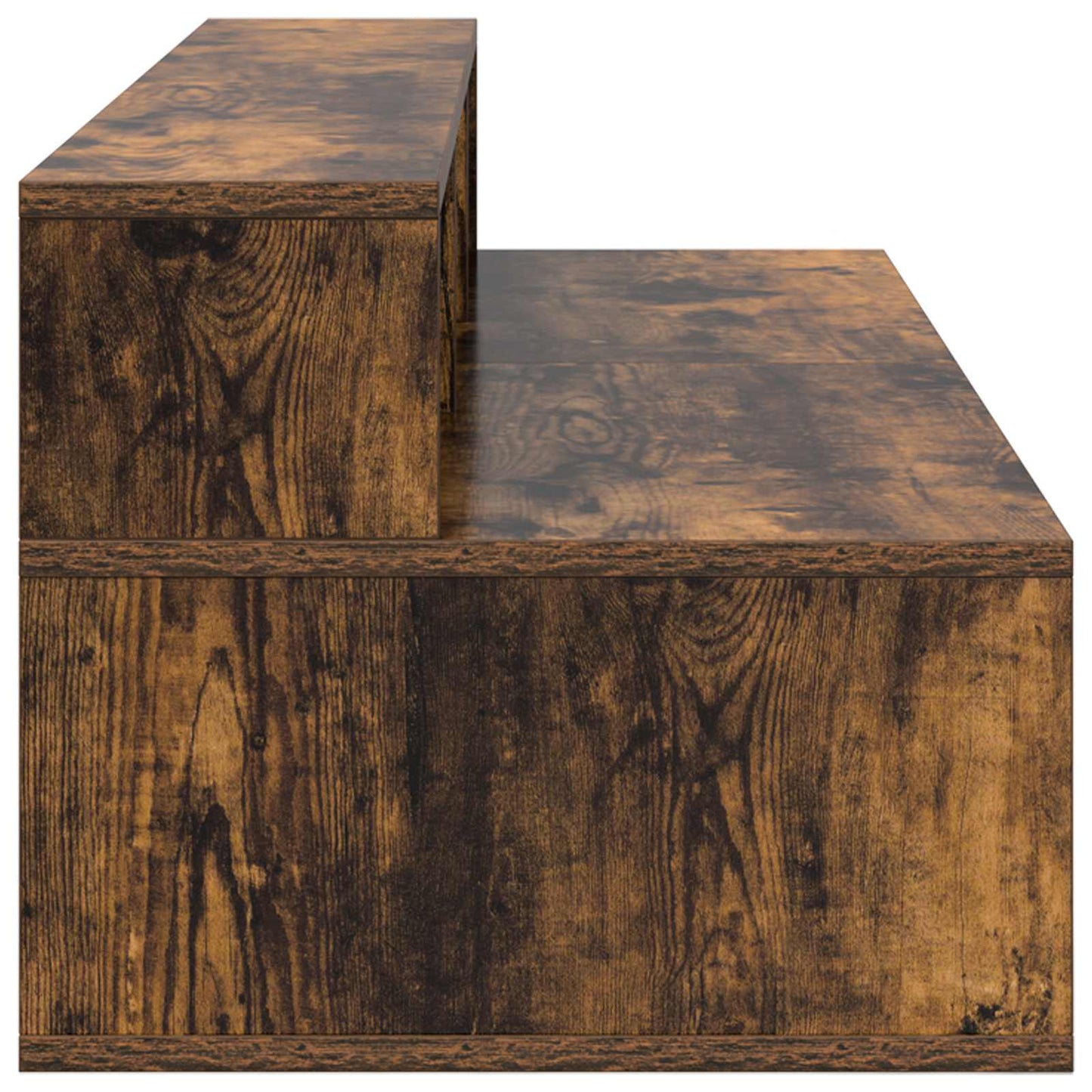 Studio Desk Smoked Oak 152 x 42.5 x 36 cm Engineered Wood