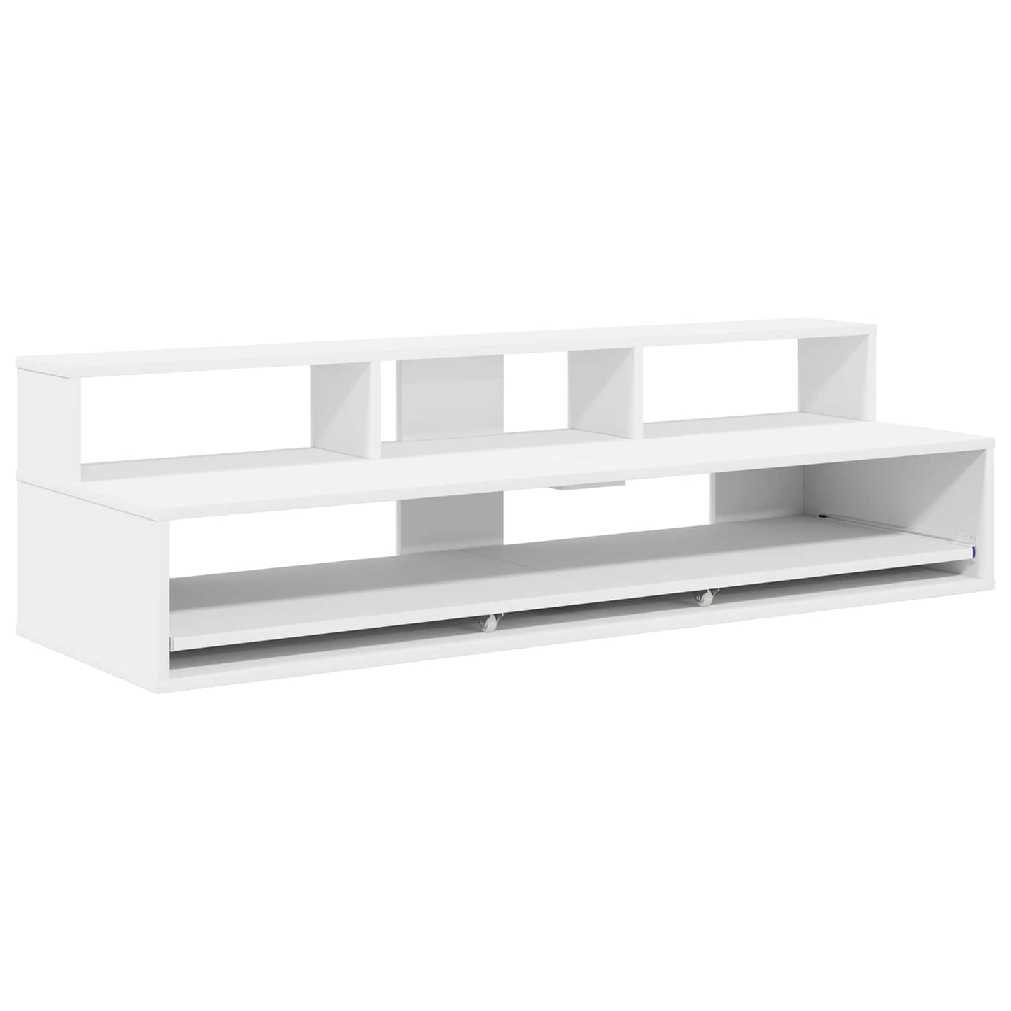 Studio Desk White 130 x 42.5 x 36 cm Engineered Wood