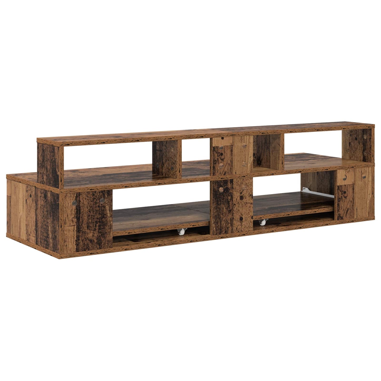 Studio Desk Old Wood 130 x 42.5 x 36 cm Engineered Wood