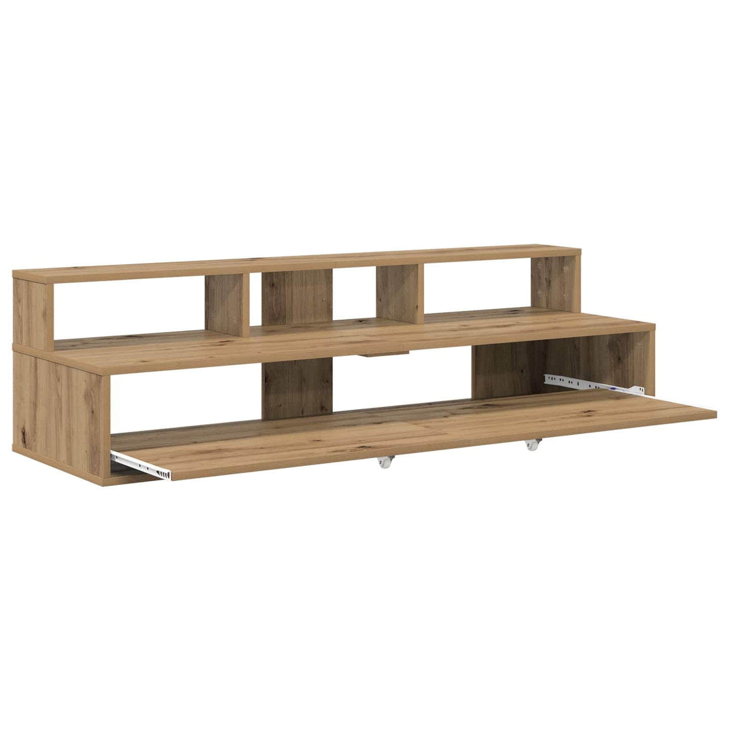 Studio Desk Artisan Oak 130 x 42.5 x 36 cm Engineered Wood