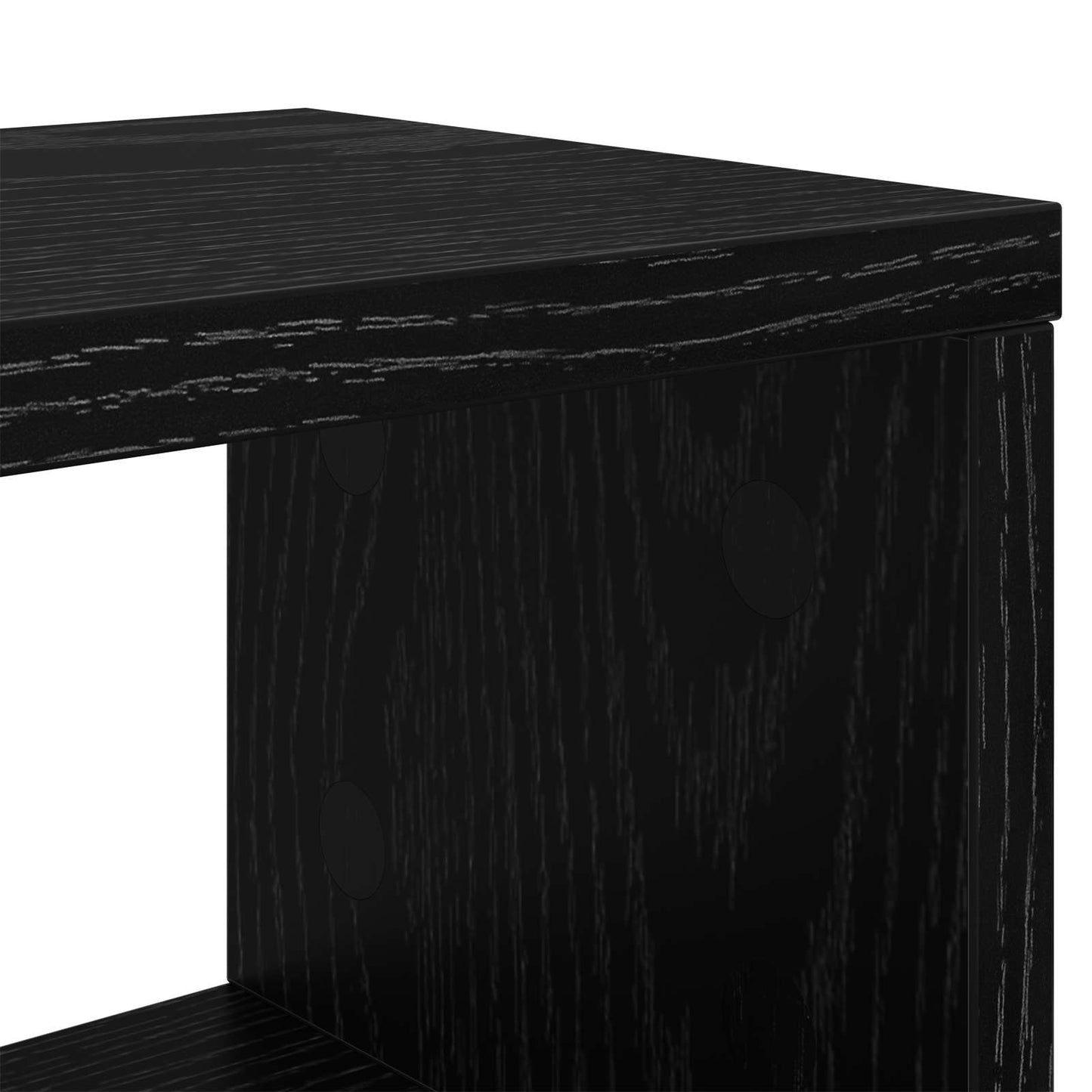 Studio Desk Black Oak 110 x 42.5 x 36 cm Engineered Wood