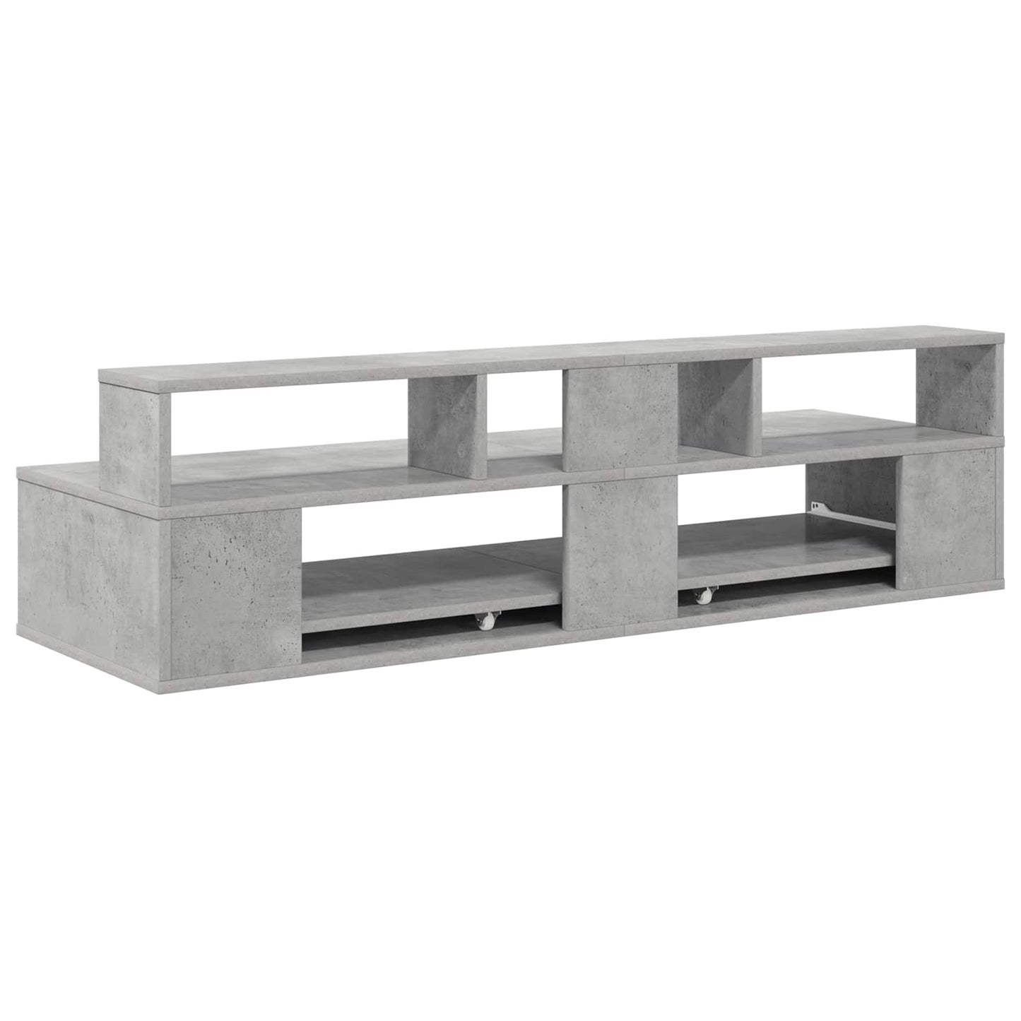 Studio Desk Concrete Grey 110 x 42.5 x 36 cm Engineered Wood
